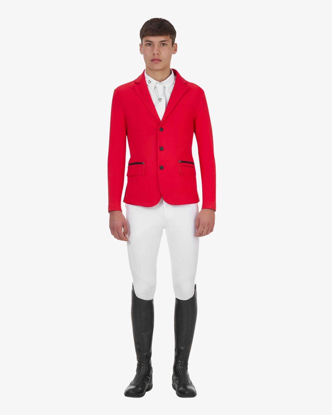 Giacca concorso uomo Equestro Ridertechnology cuciture termosaldate