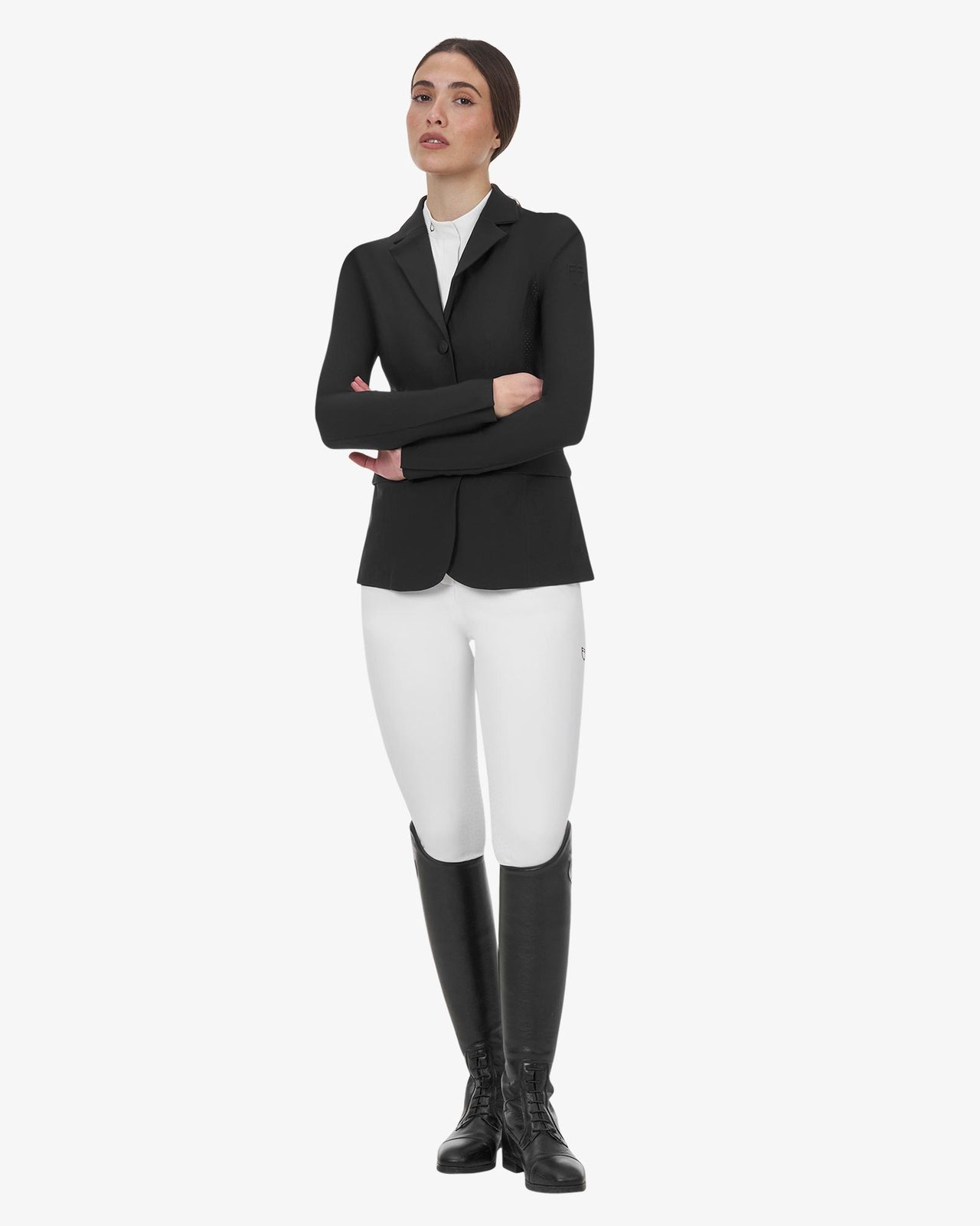 Giacca concorso donna Equestro Ridertechnology cuciture termosaldate