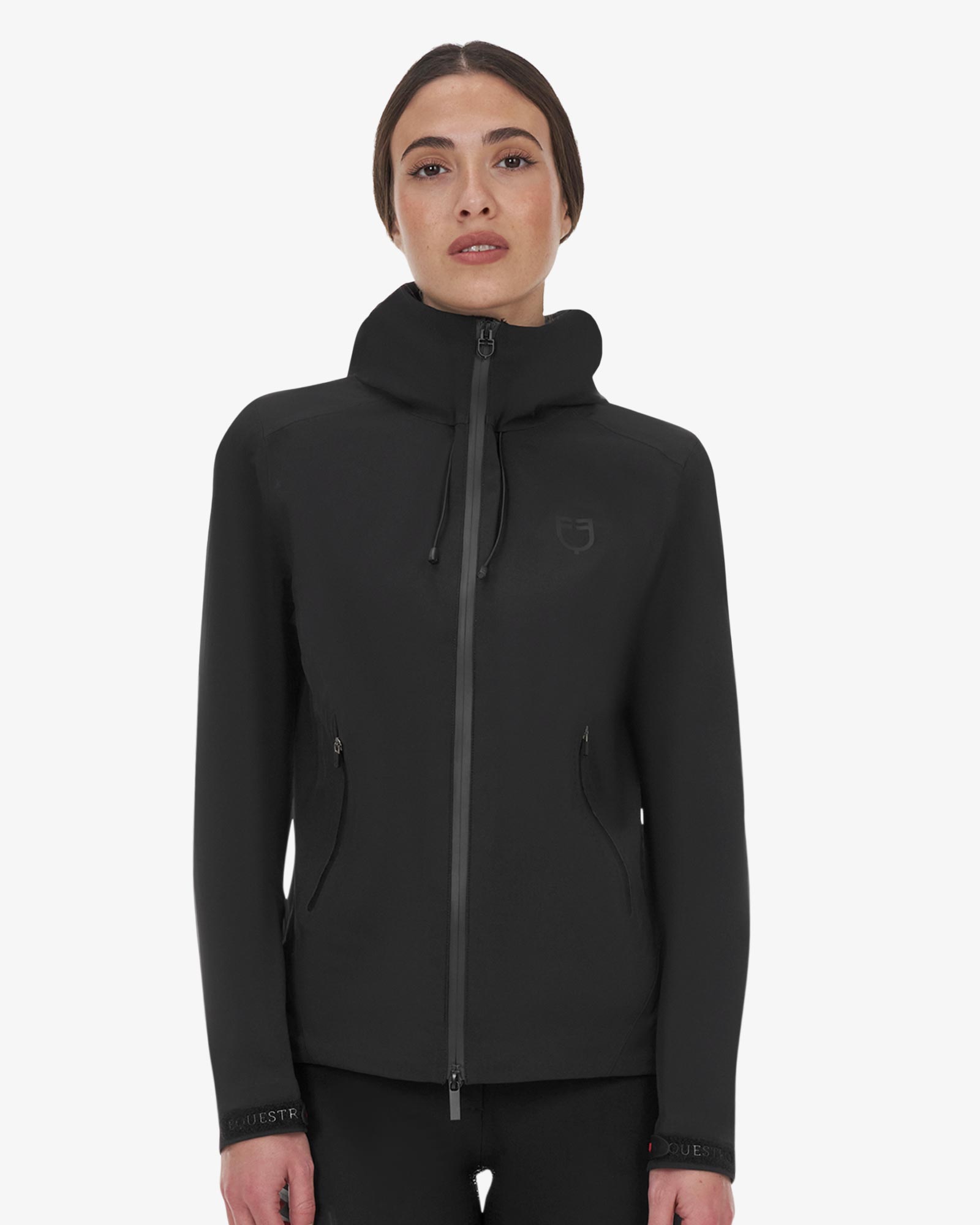 Guscio softshell donna Equestro Ridertechnology impermeabile zip