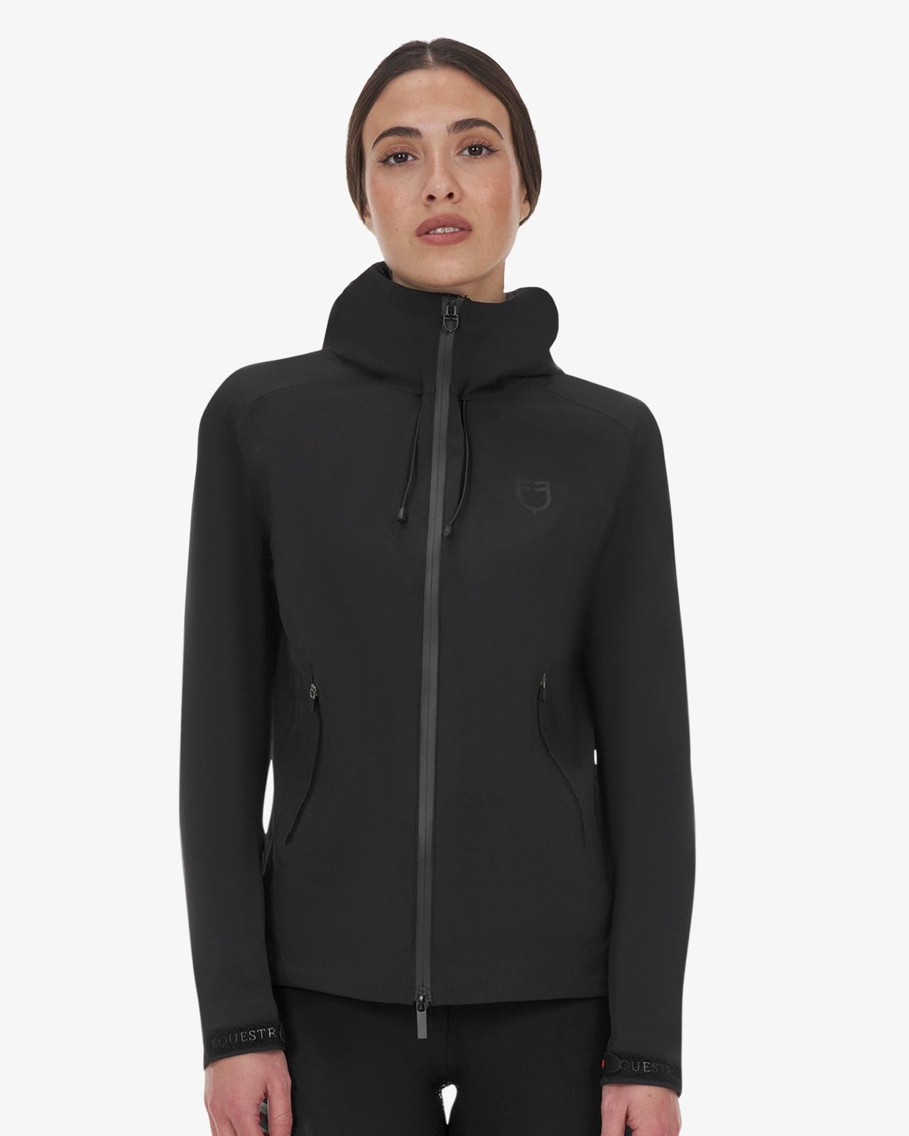 Guscio softshell donna Equestro Ridertechnology impermeabile zip