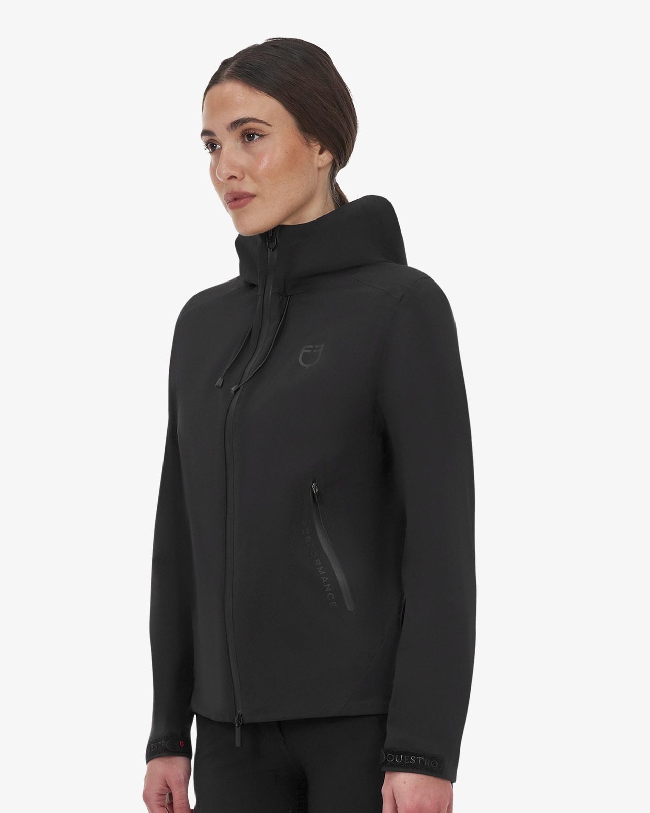 Guscio softshell donna Equestro Ridertechnology impermeabile zip