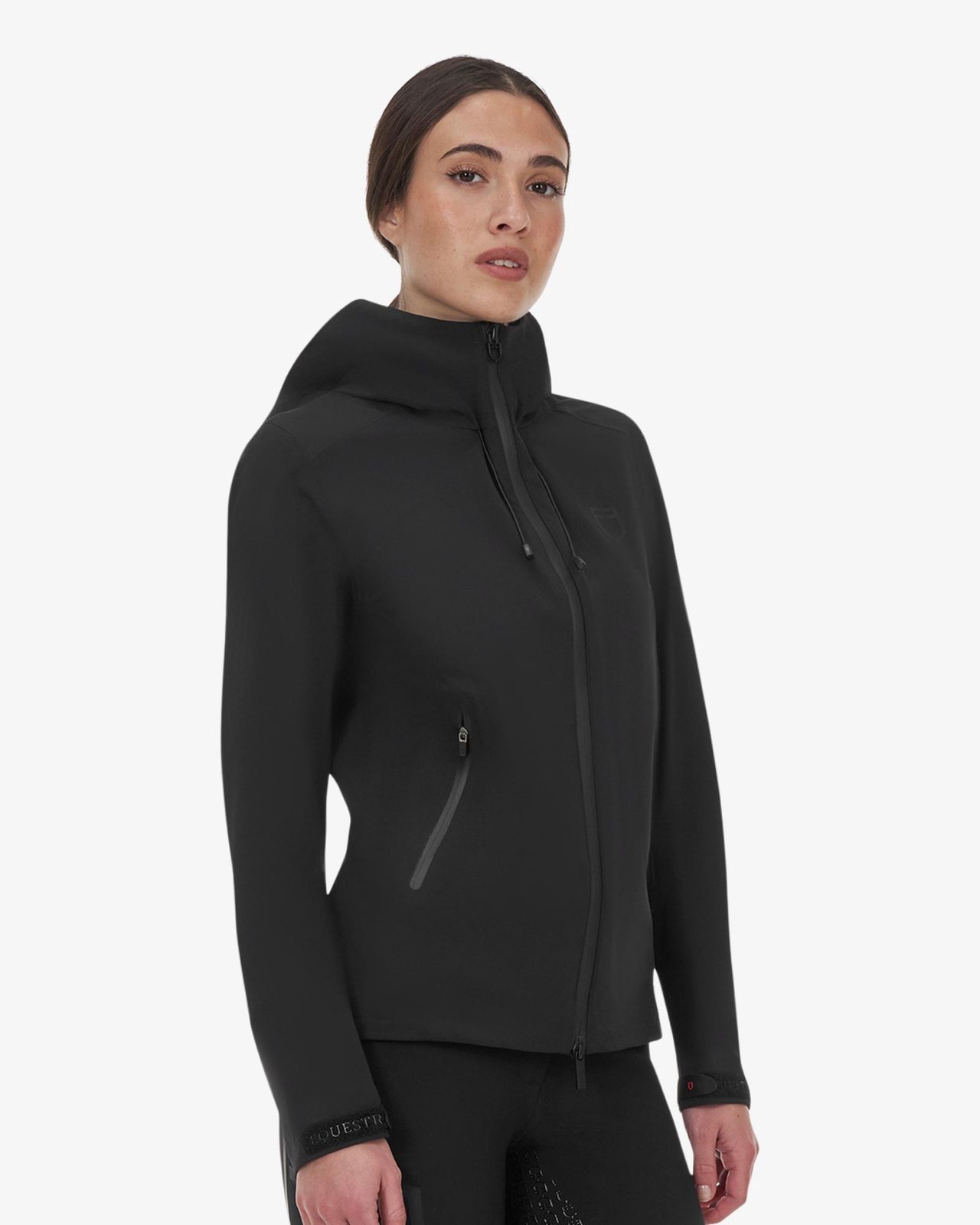 Guscio softshell donna Equestro Ridertechnology impermeabile zip