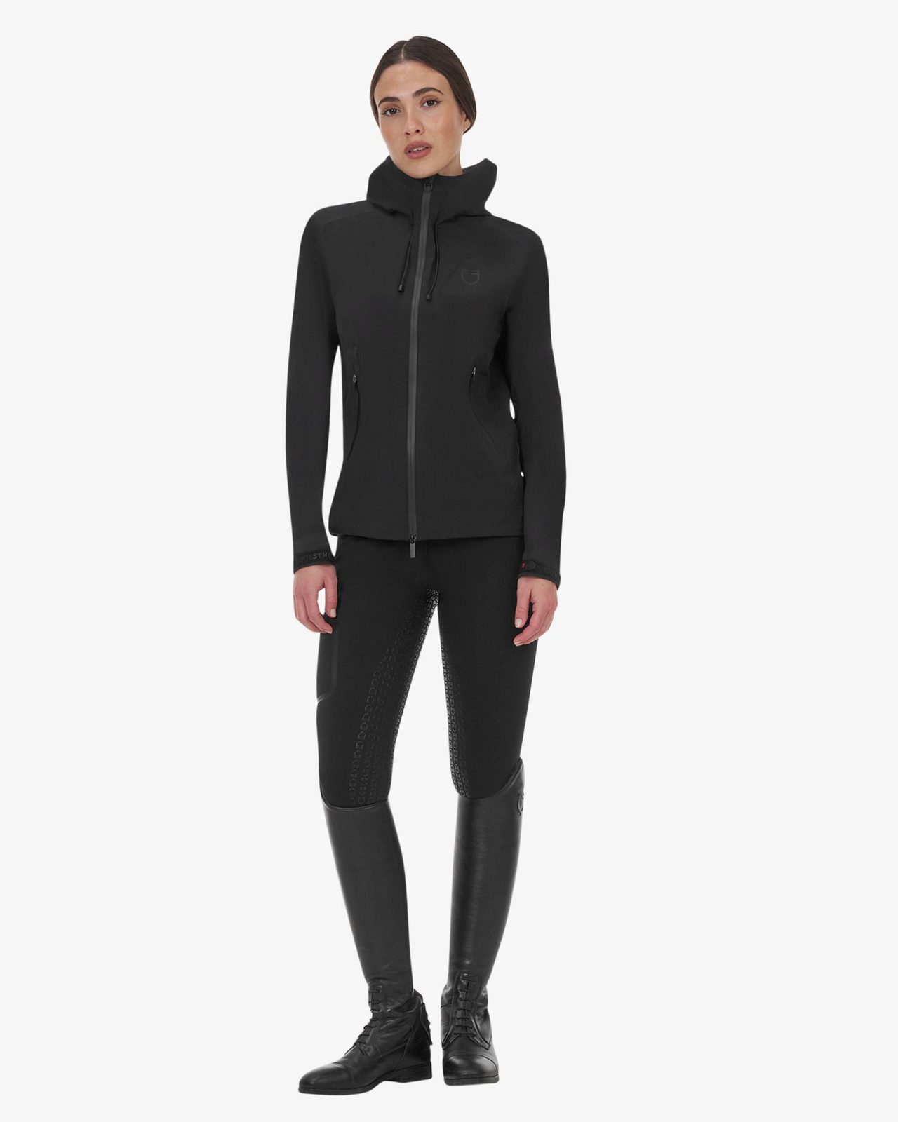 Guscio softshell donna Equestro Ridertechnology impermeabile zip