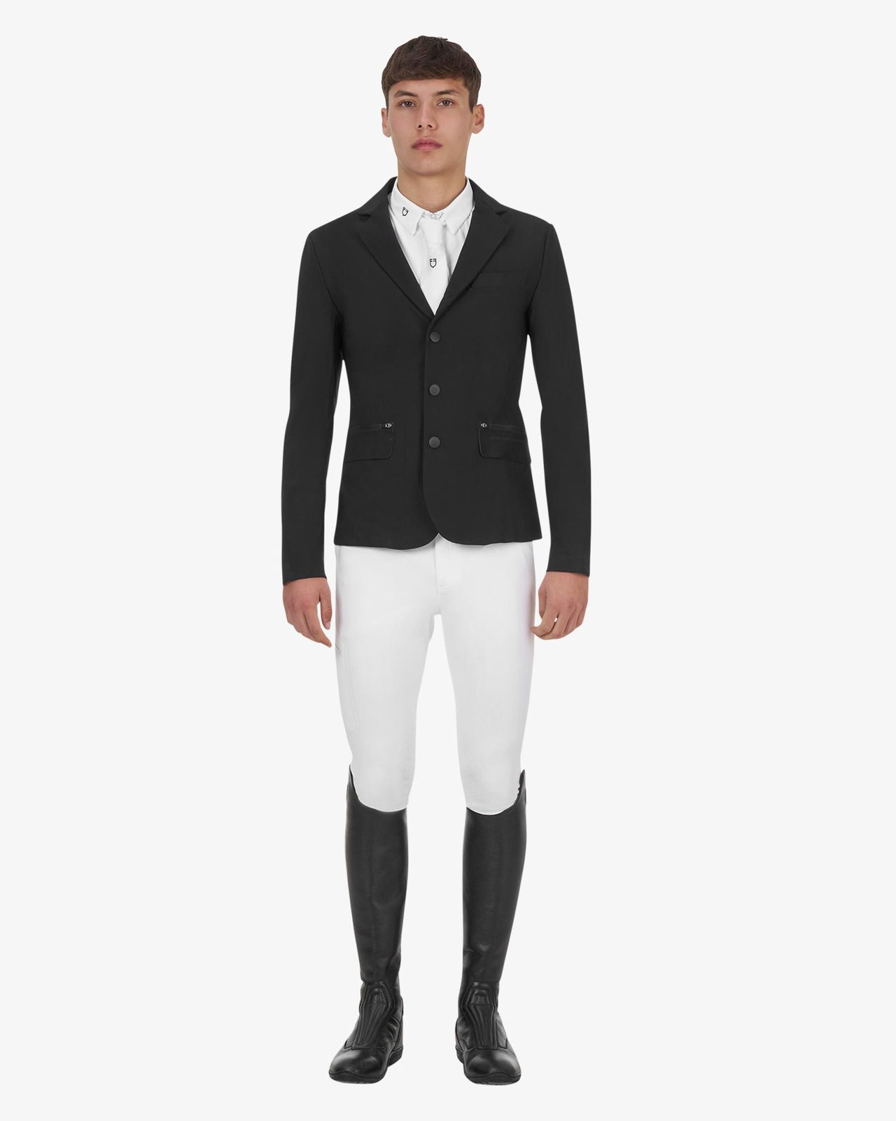 Giacca concorso uomo Equestro Ridertechnology cuciture termosaldate