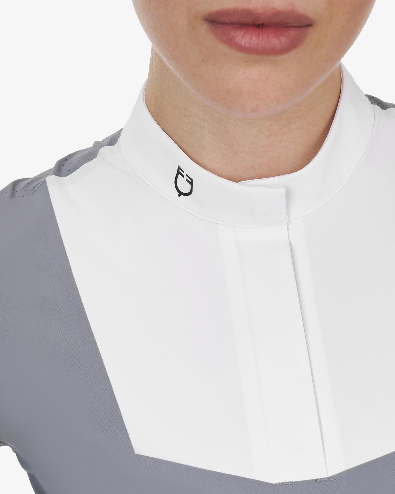 Polo concorso donna Equestro Ridertechnology manica corta