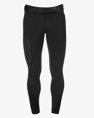 Pantalone slim fit uomo Equestro Ridertechnology full grip
