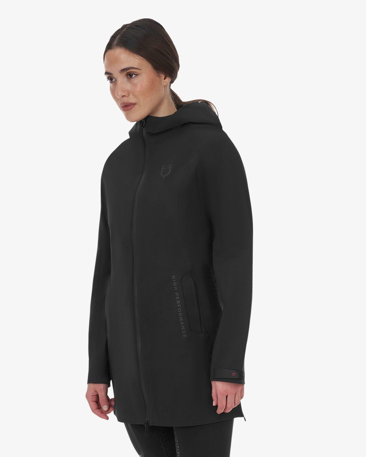 Guscio softshell donna Equestro Ridertechnology impermeabile lungo