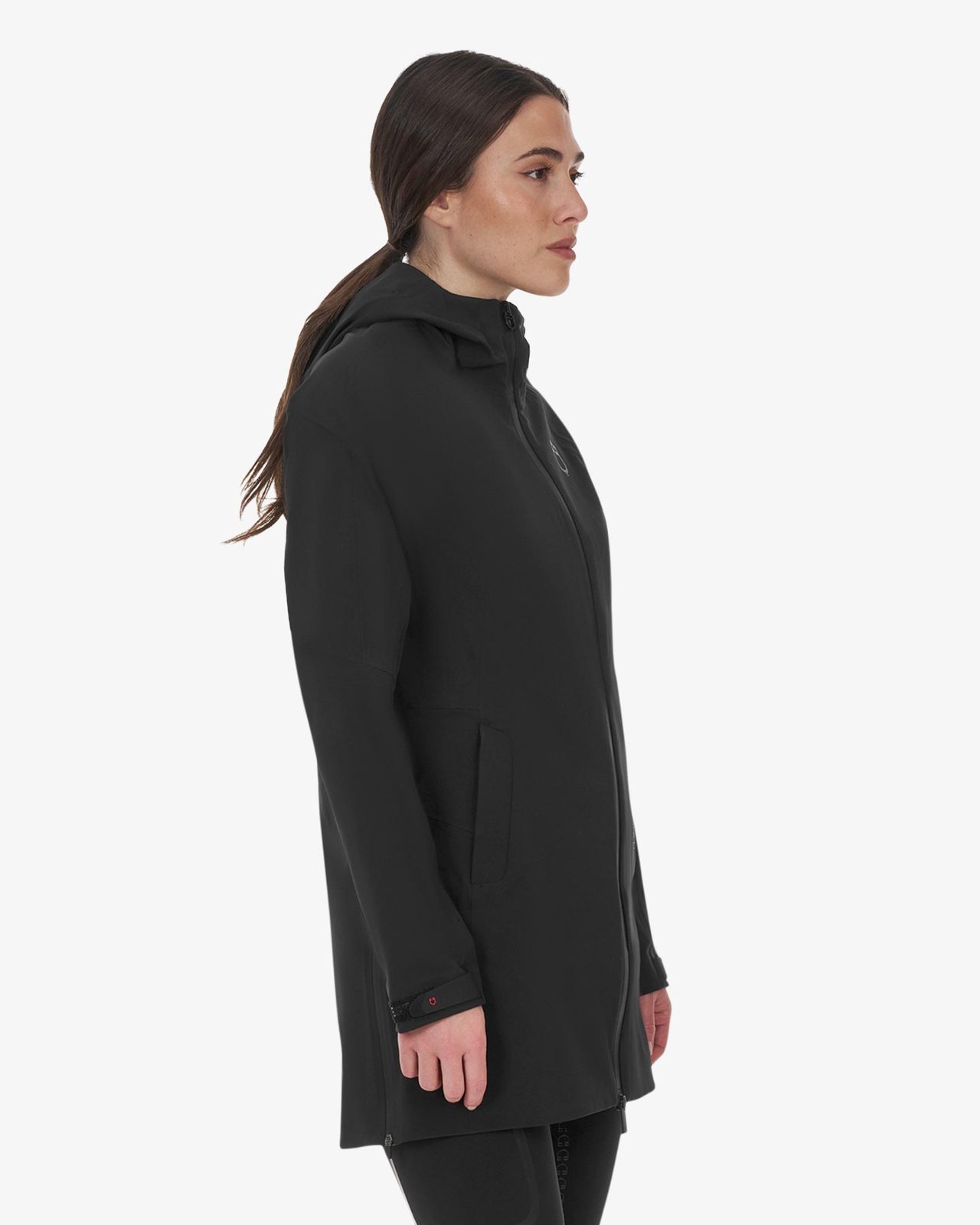 Guscio softshell donna Equestro Ridertechnology impermeabile lungo