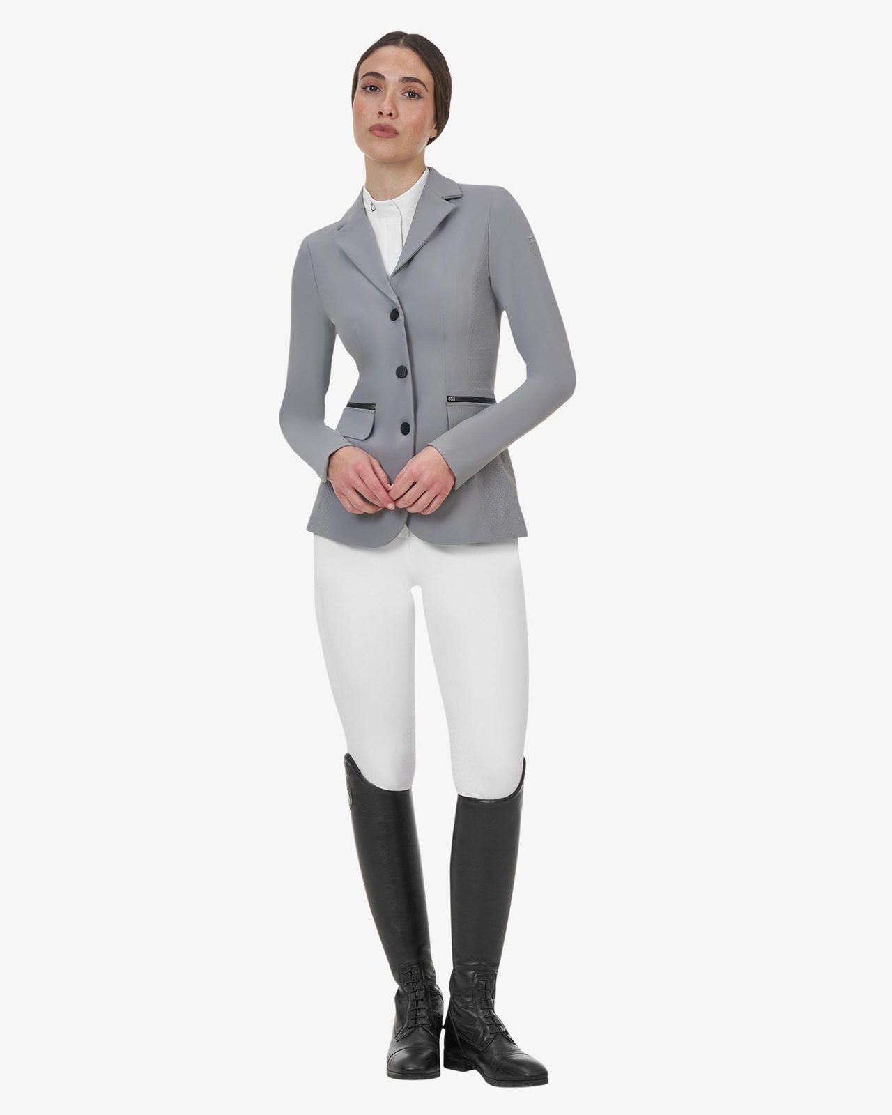 Giacca concorso donna Equestro Ridertechnology cuciture termosaldate