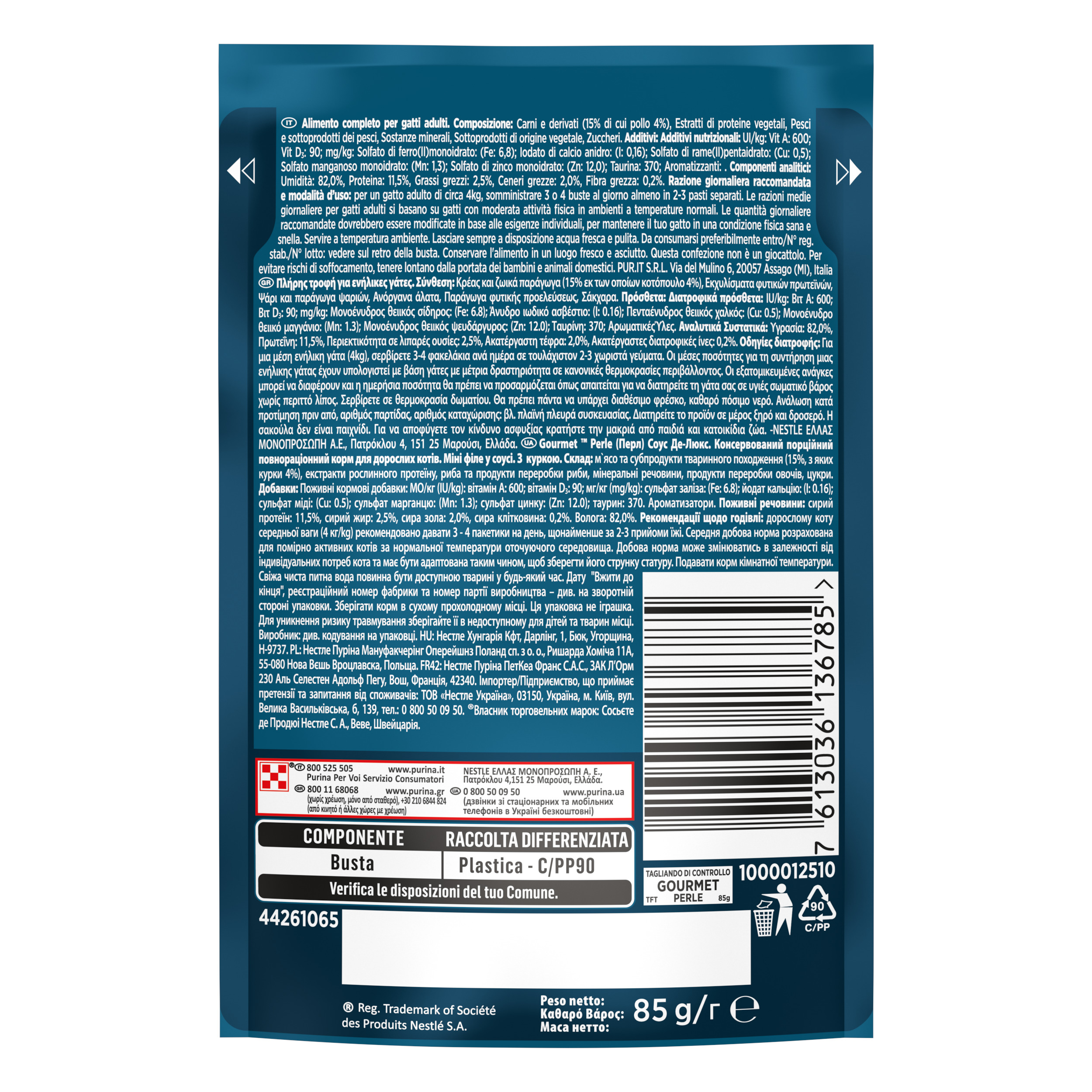 GOURMET® Perle Trionfo di Salsa Gatto con Pollo