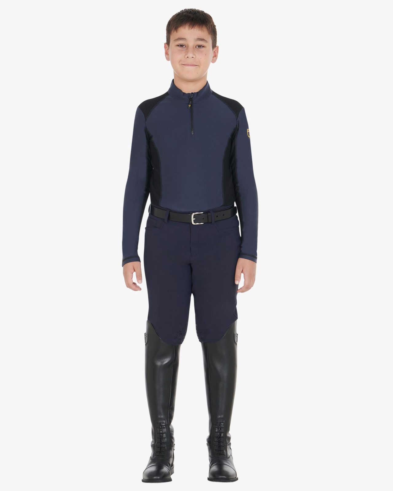 Boys' training base layer in technical fabric