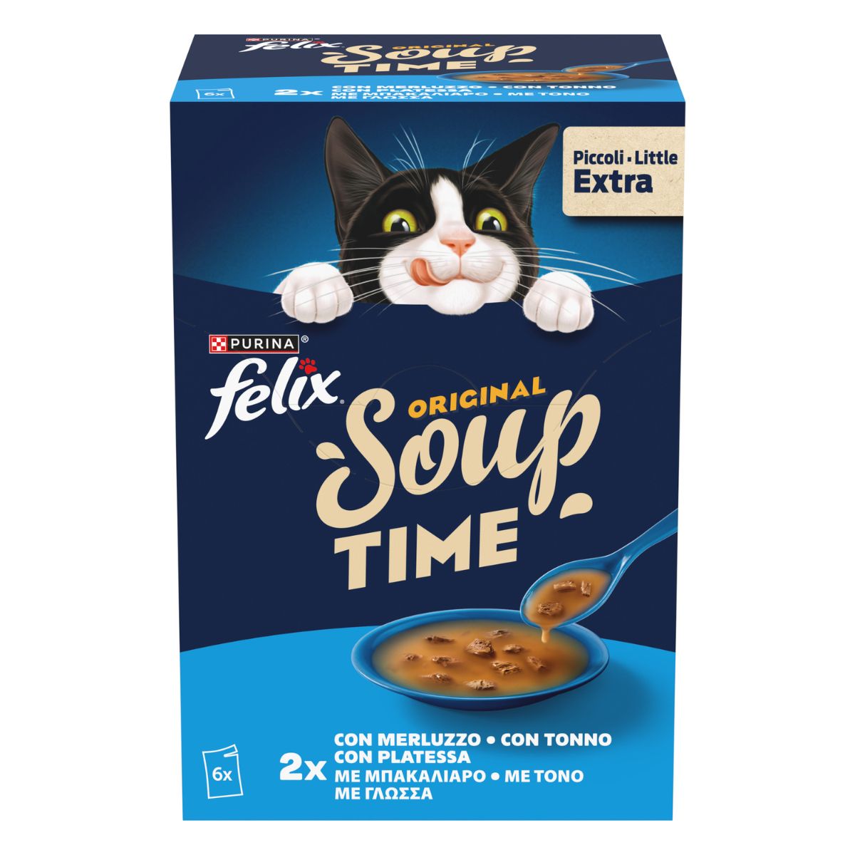 FELIX Soup Time Selezioni con Pesci 6x48g
