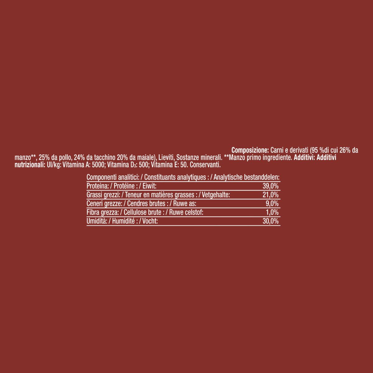 ADVENTUROS Filetti Beef 70g IT - Adventuros High Meat 70g Filetti nº1 ingrediente Manzo
