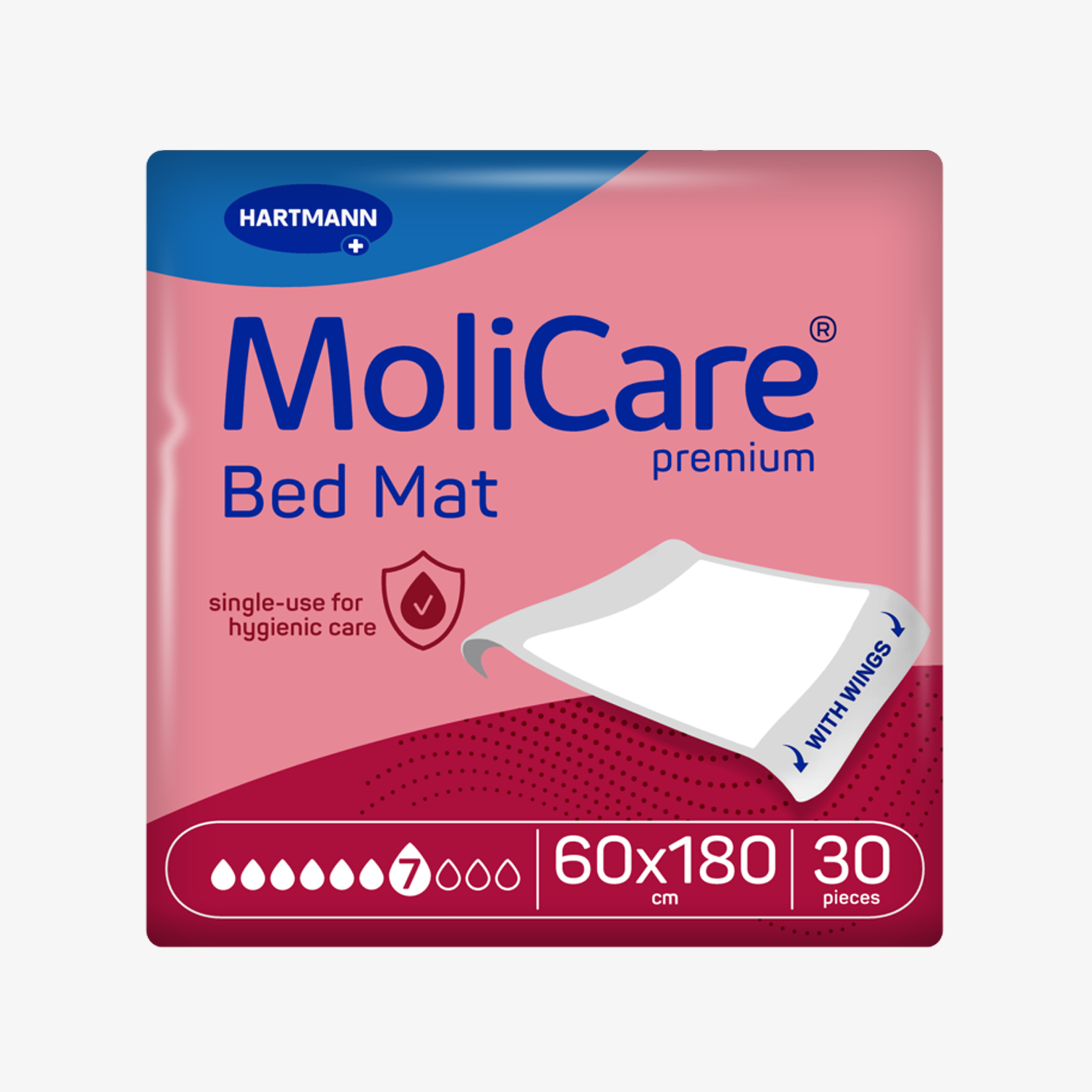 MoliCare Bed Mat 7gocce con ali