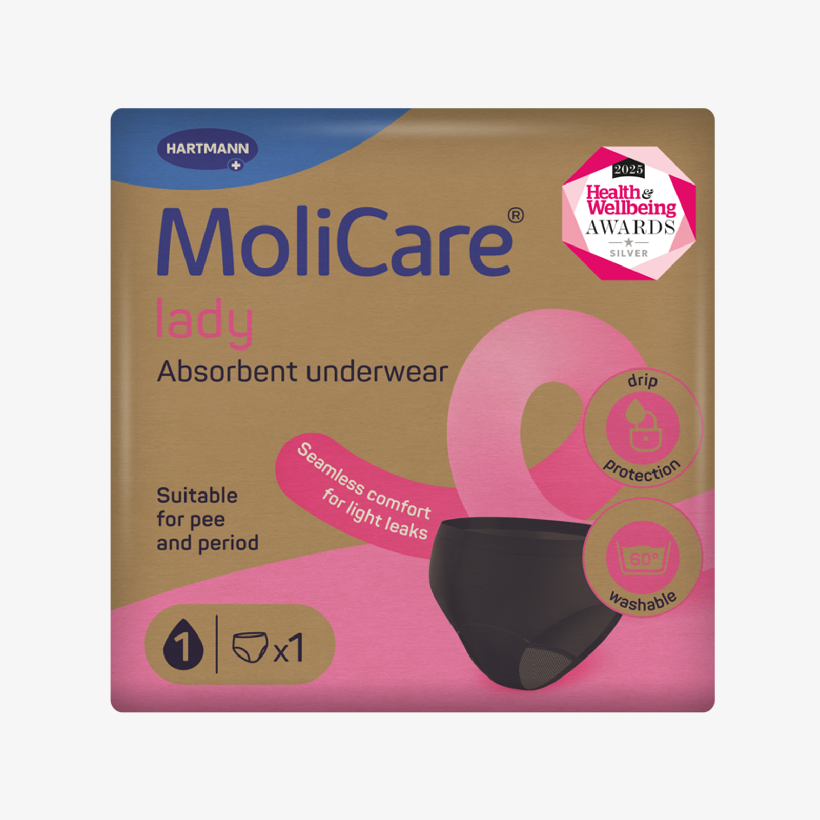 MoliCare lady mutande per incontinenza femminile lavabili
