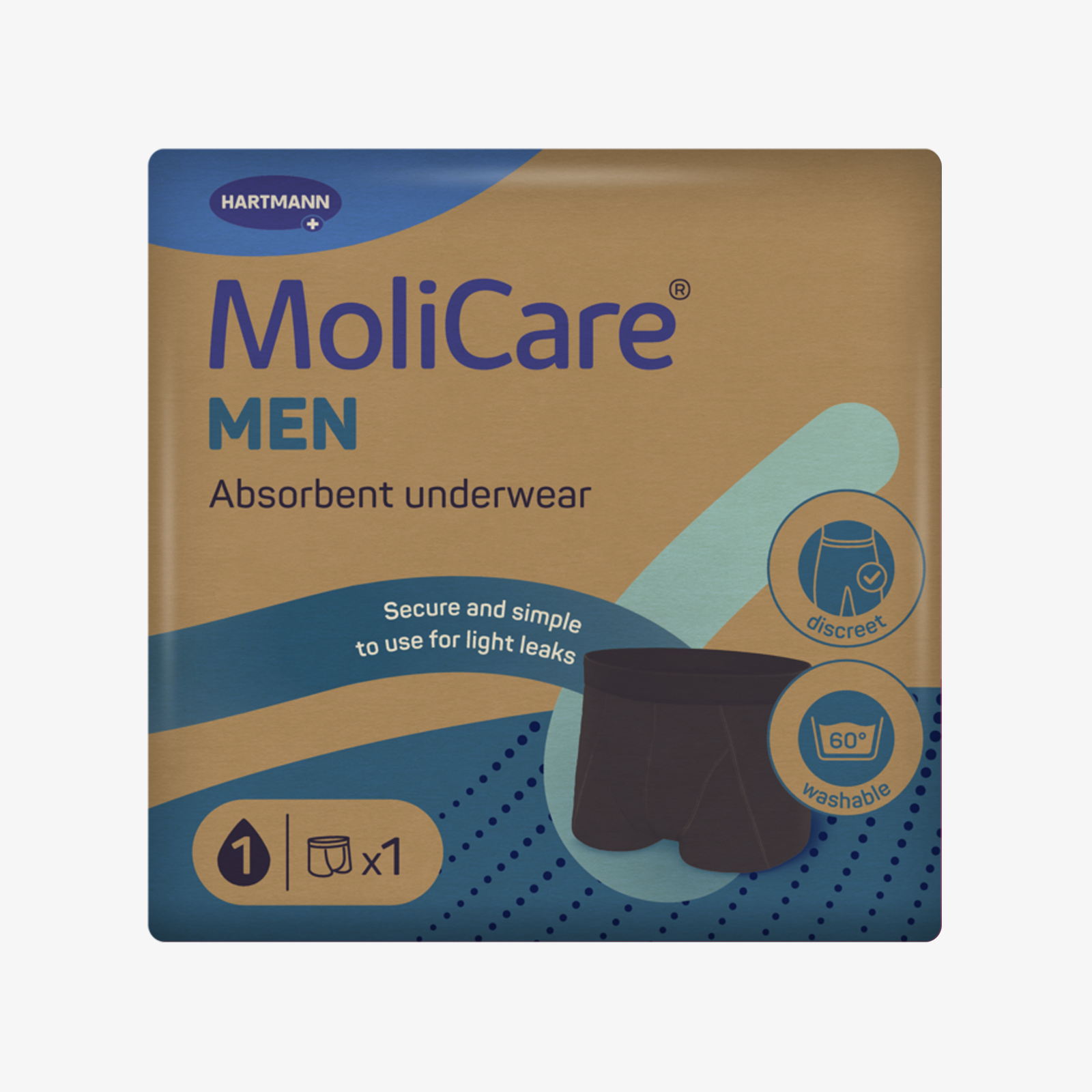 MoliCare MEN mutande incontinenza uomo lavabili