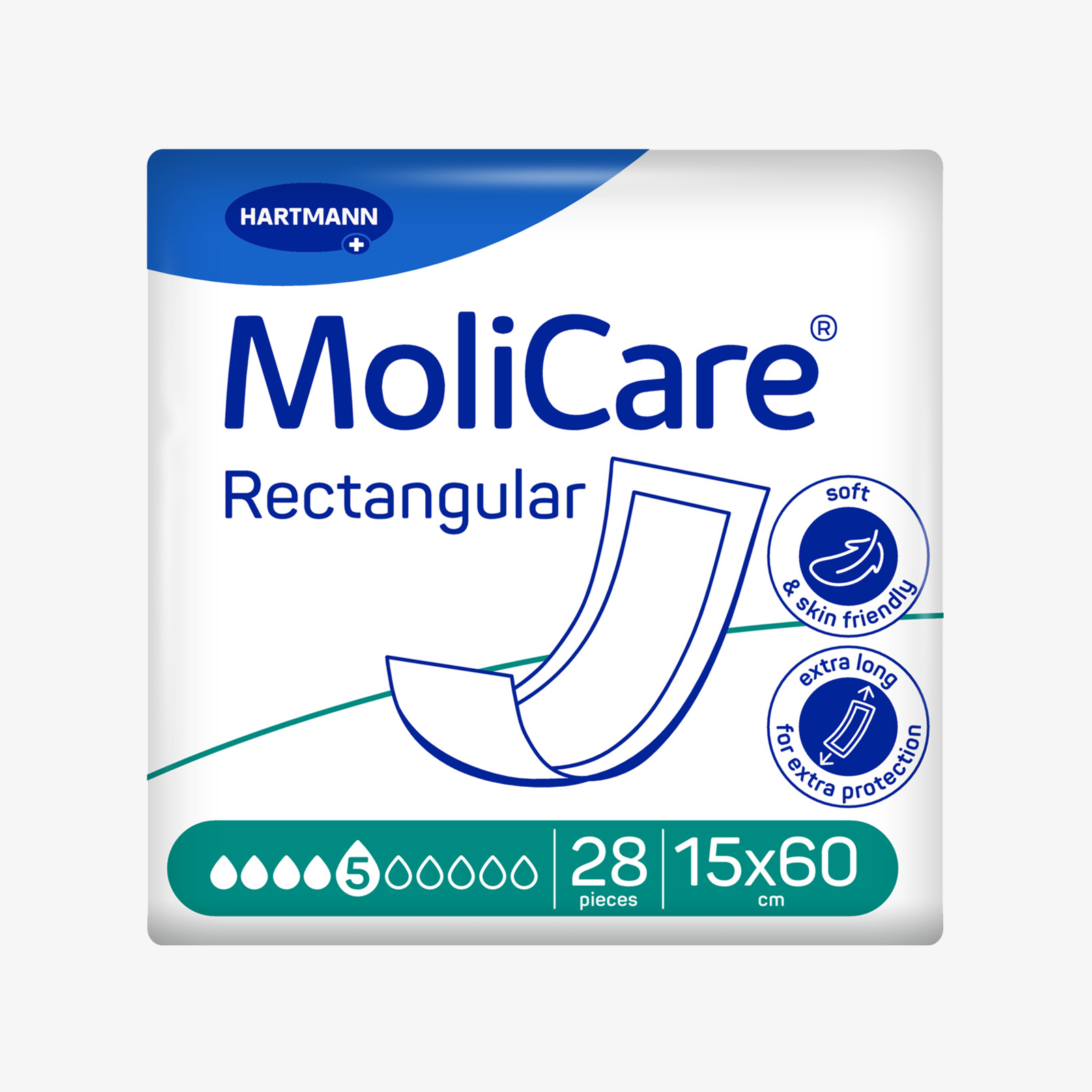 MoliCare Rectangular pannolini rettangolari (no barriere)