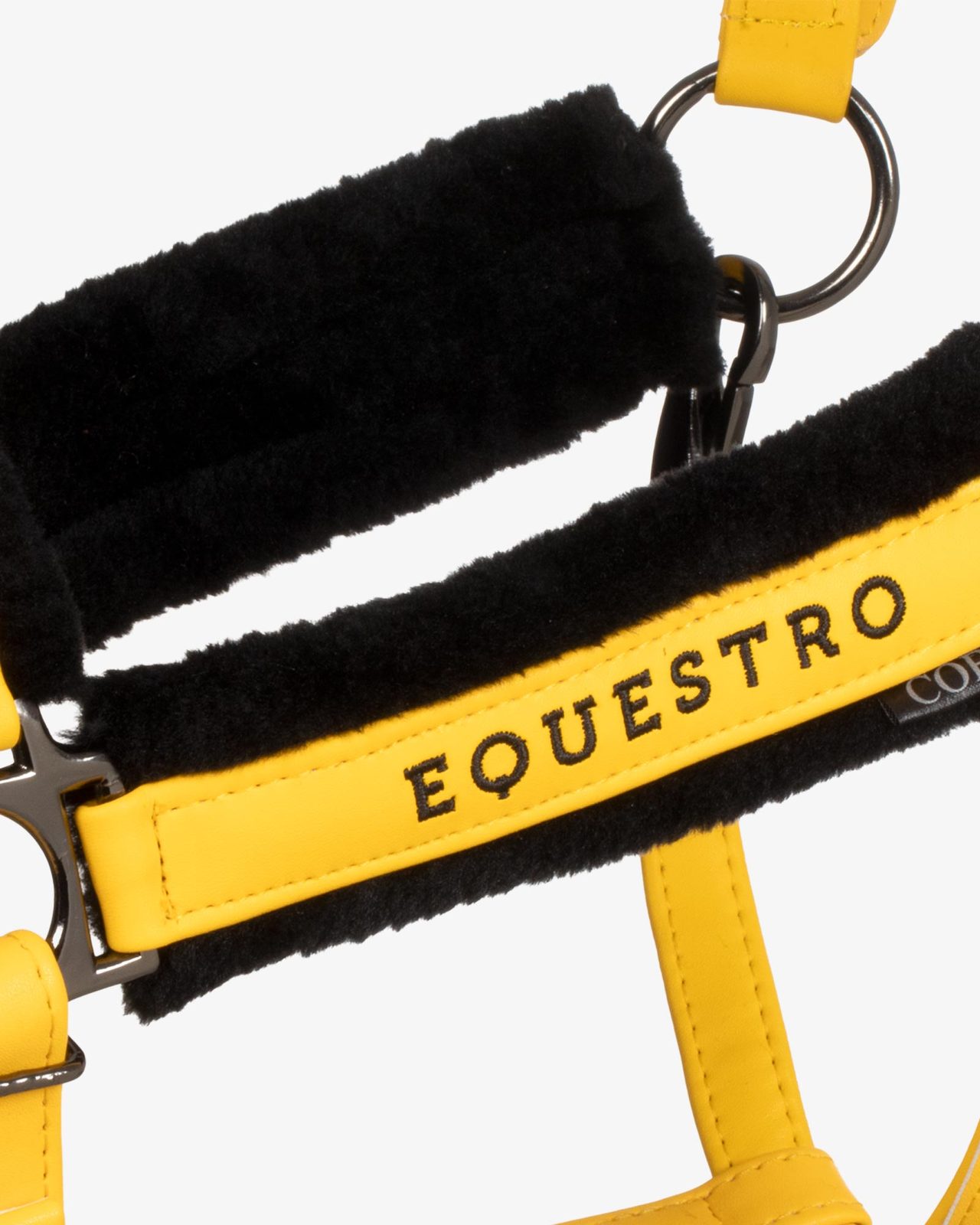 Polypropylene halter with faux sheepskin padding