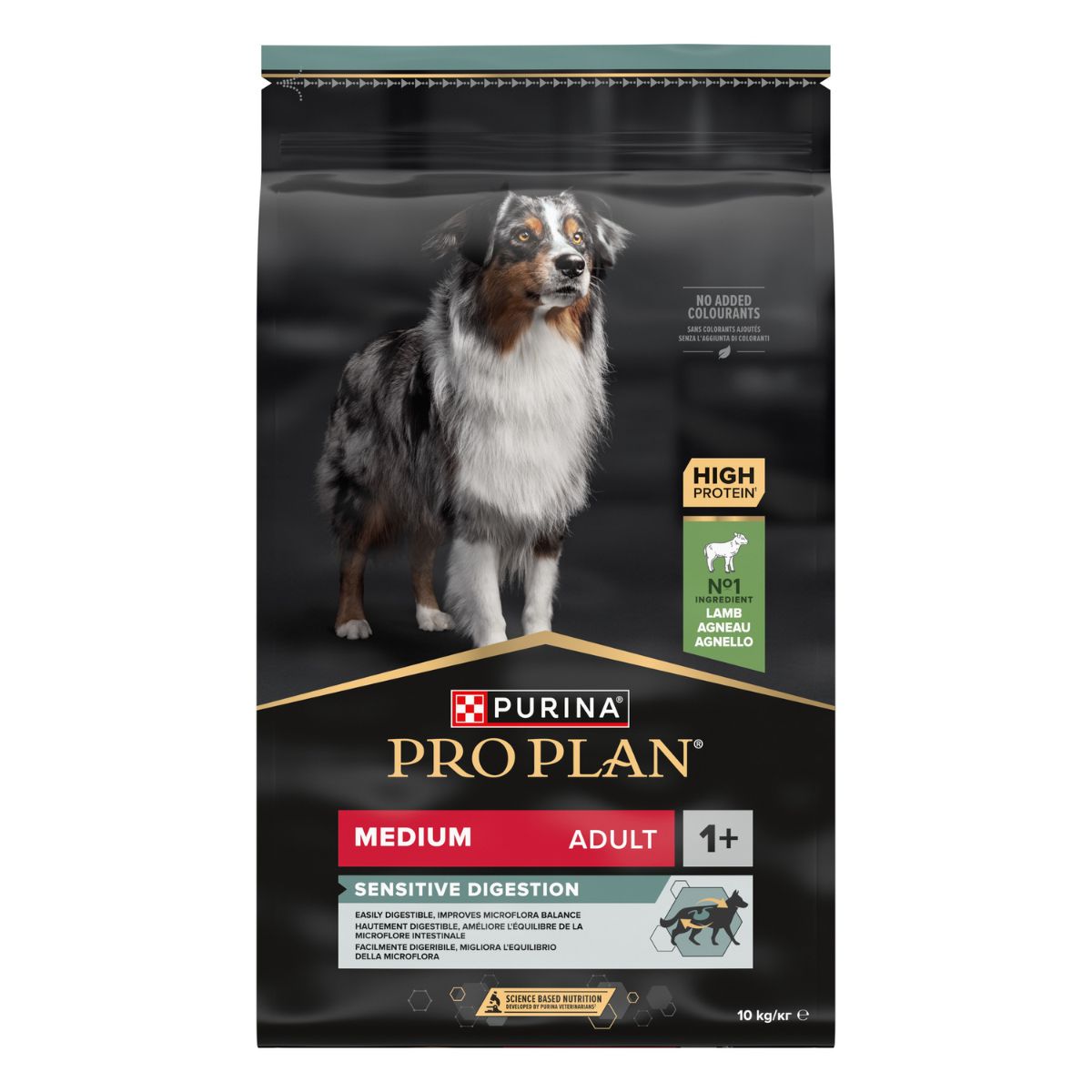 Pro Plan Medium Adult Sensitive Digestion Agnello 10Kg
