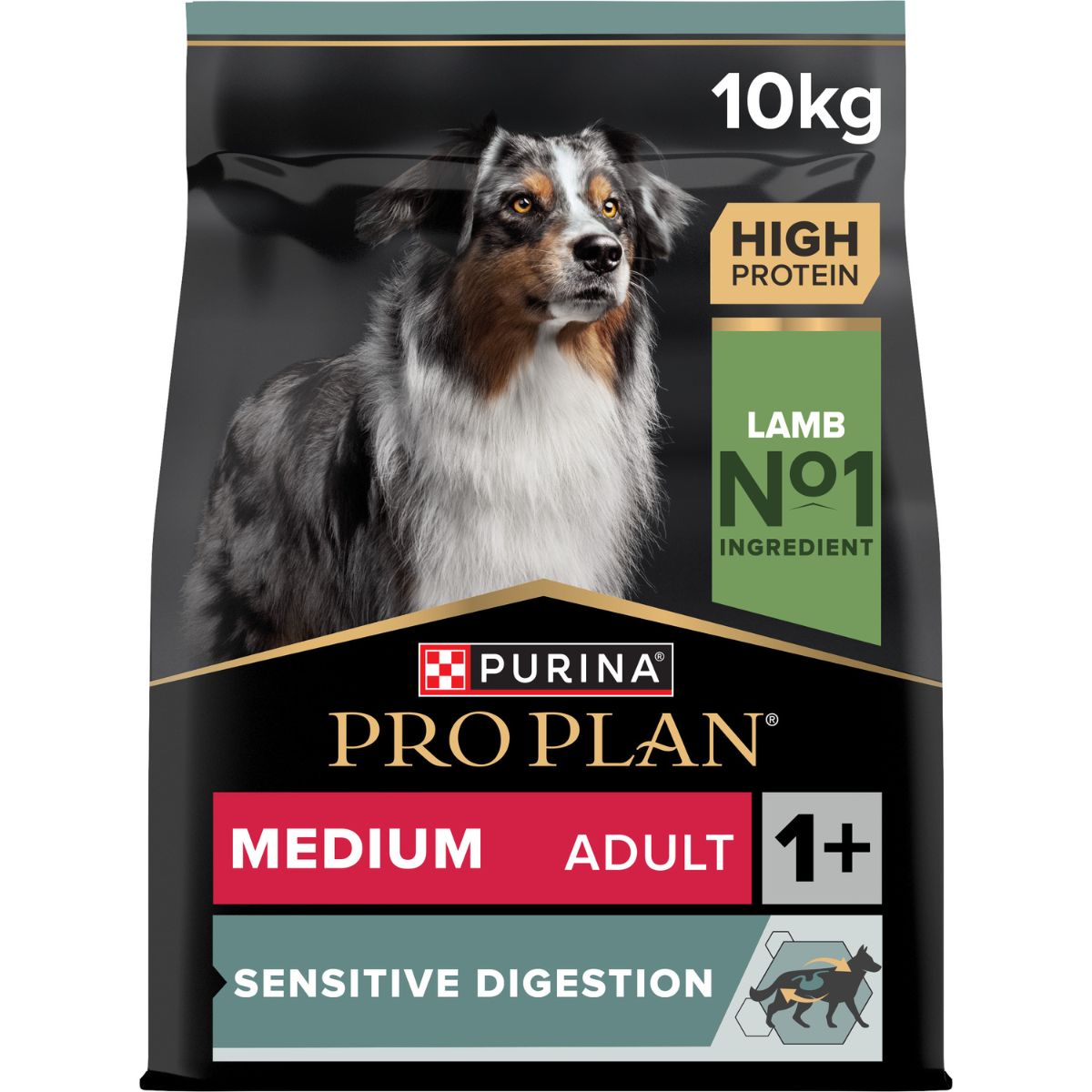 Pro Plan Medium Adult Sensitive Digestion Agnello 10Kg
