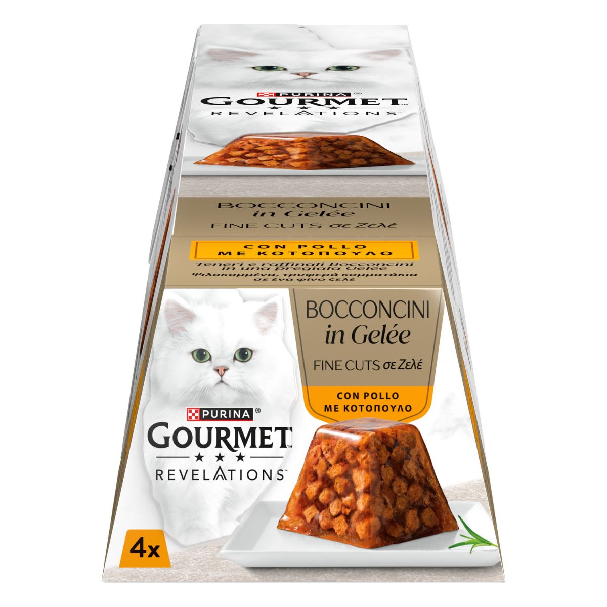 GOURMET REVELATIONS 4x57g Bocconcini in Gelée con Pollo