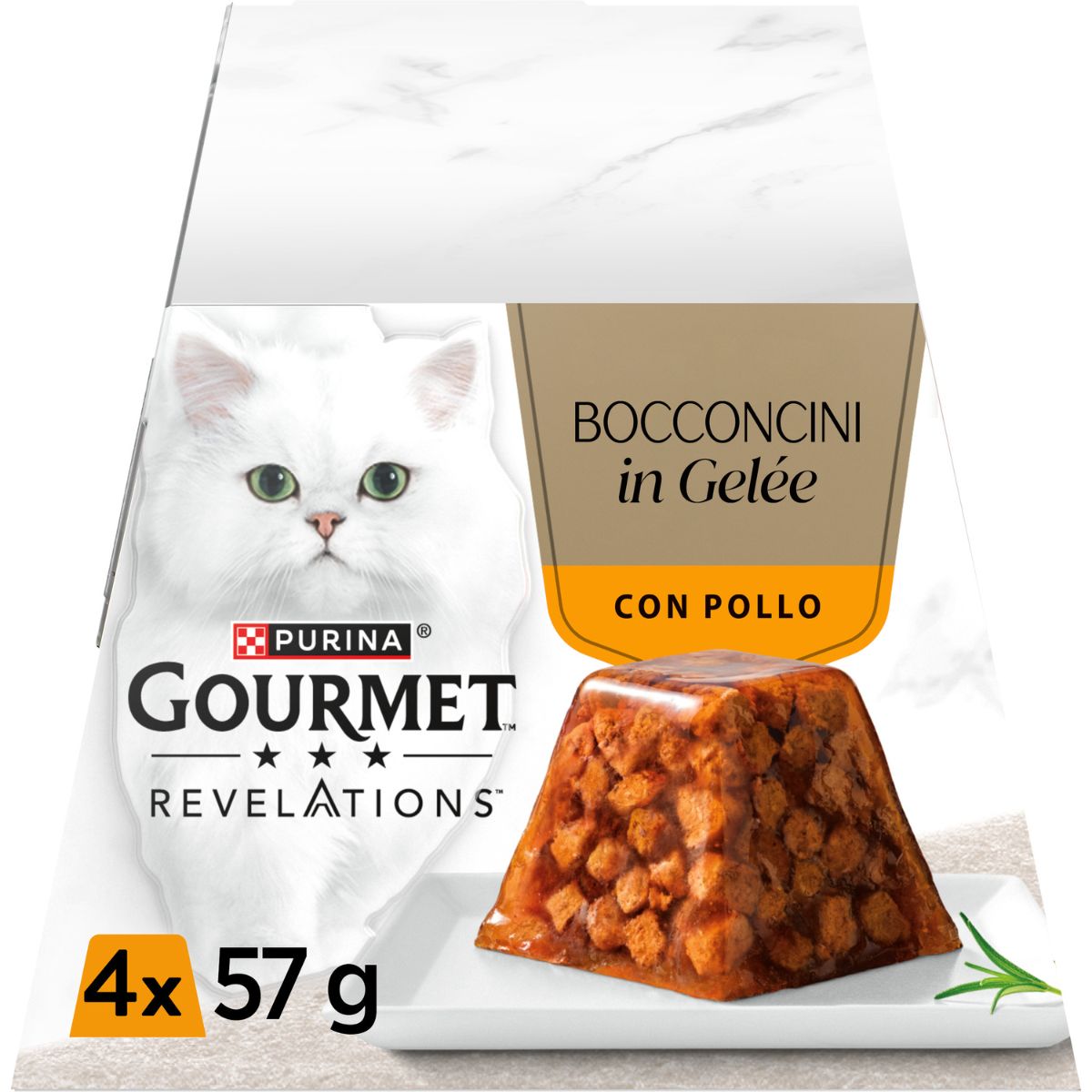 GOURMET REVELATIONS 4x57g Bocconcini in Gelée con Pollo