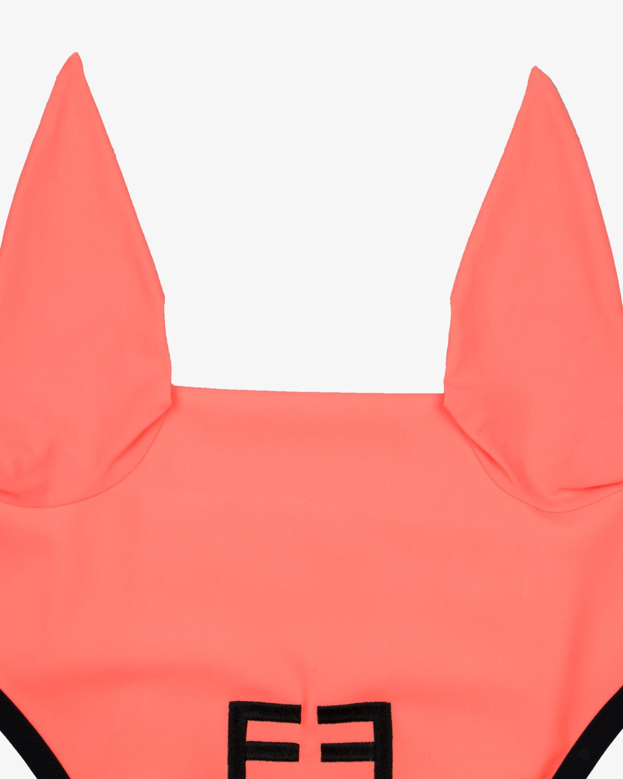Black line edition fly veil in stretch material