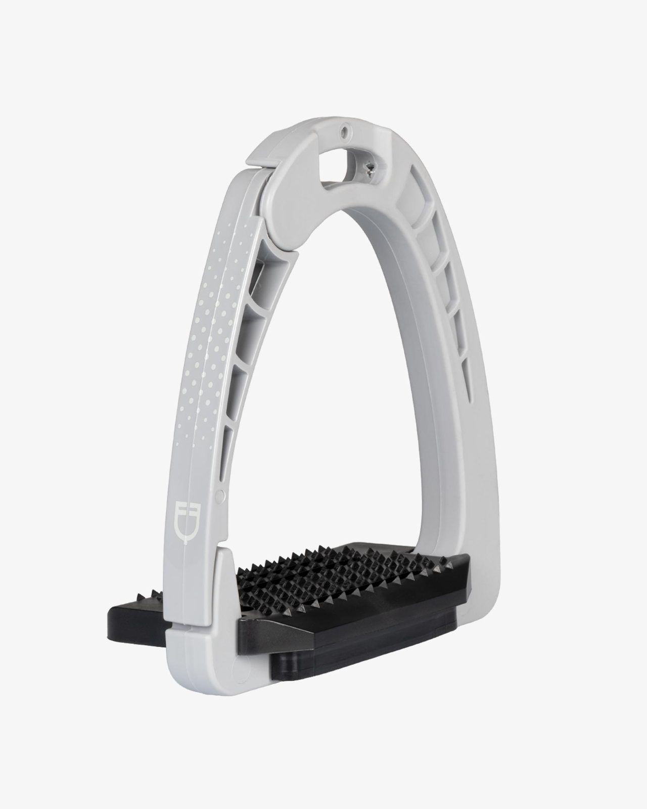 Junior stirrups side opening and wide tread