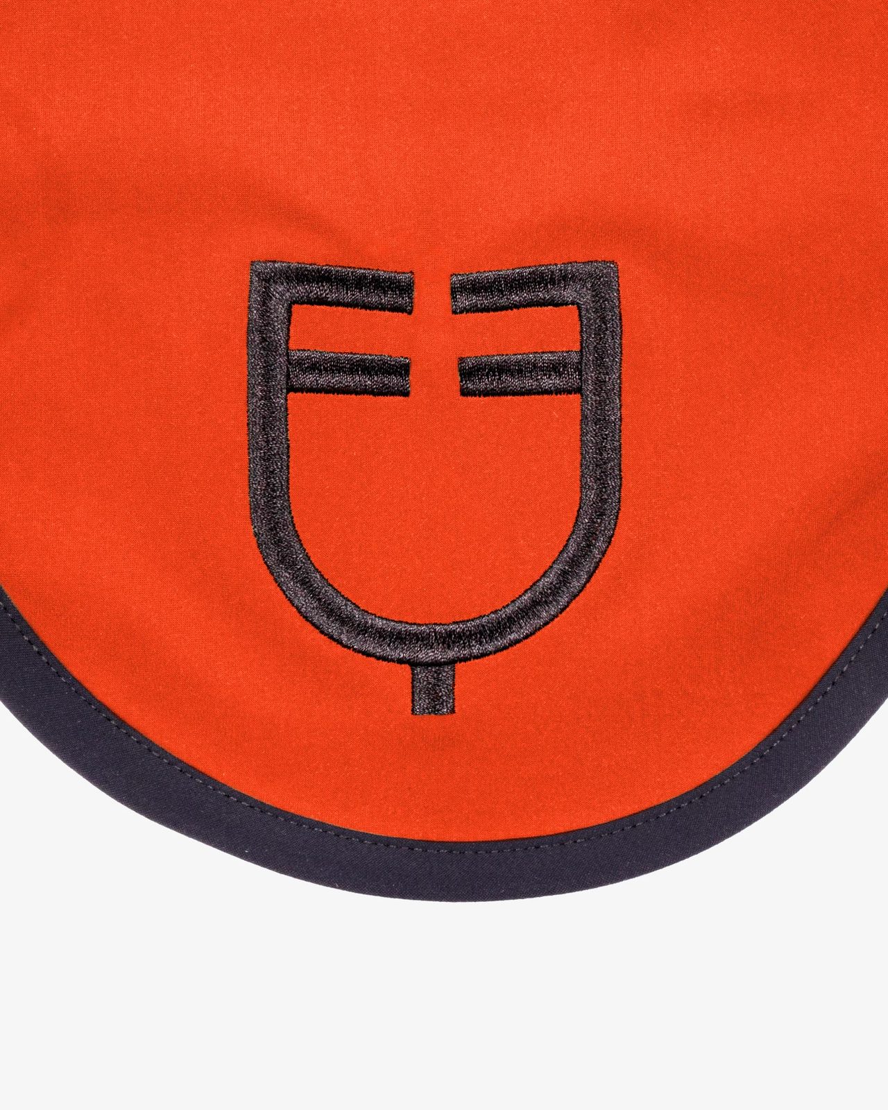 Black line edition fly veil in stretch material