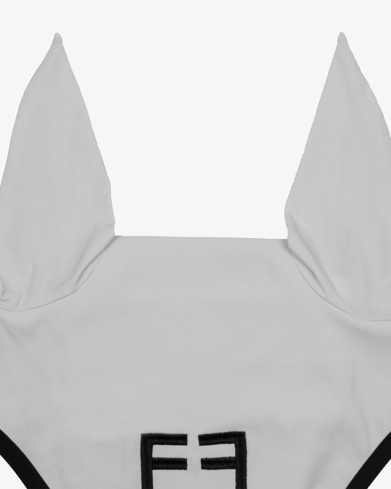 Black line edition fly veil in stretch material