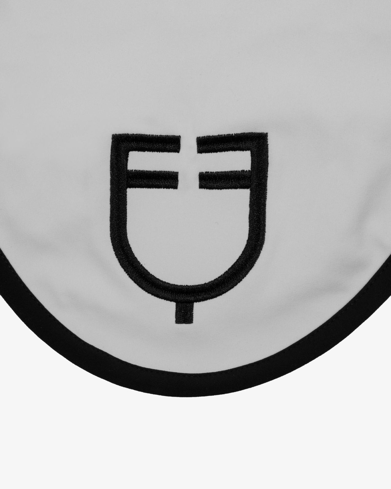 Black line edition fly veil in stretch material