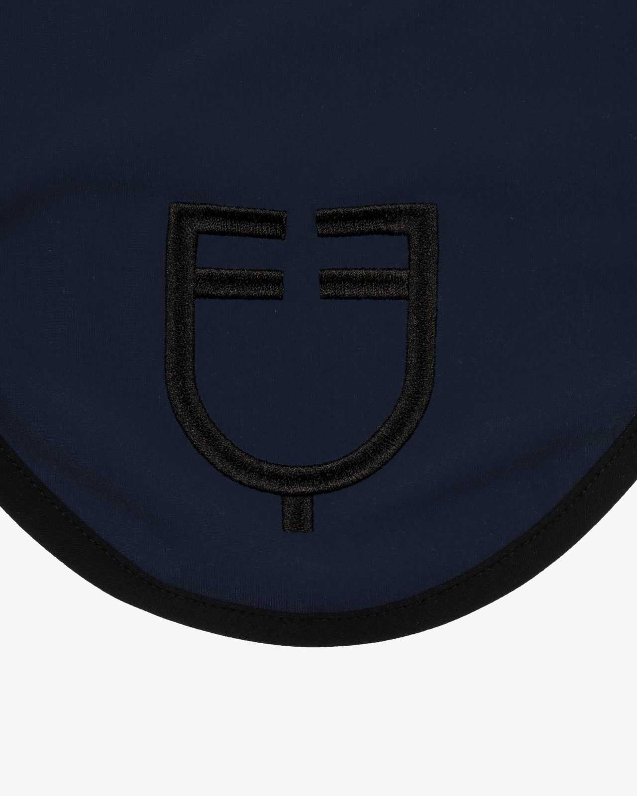 Black line edition fly veil in stretch material