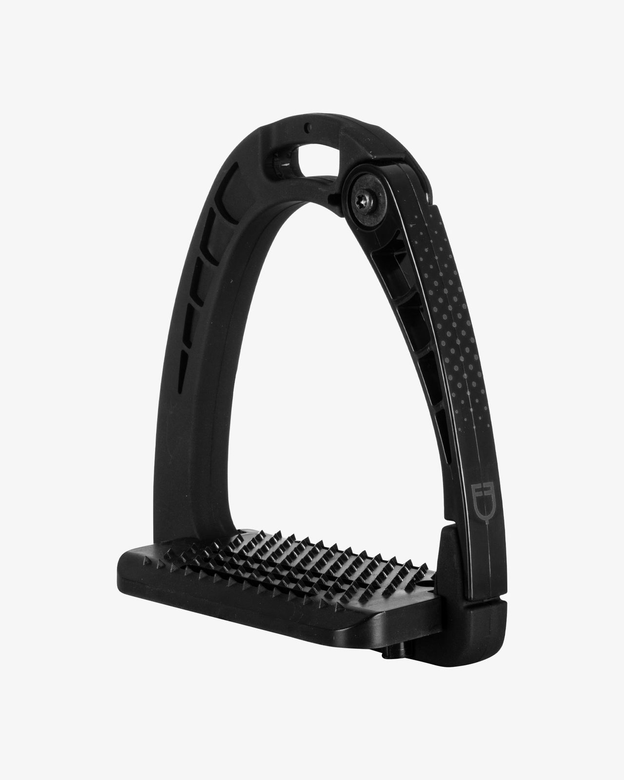 Junior stirrups side opening and wide tread