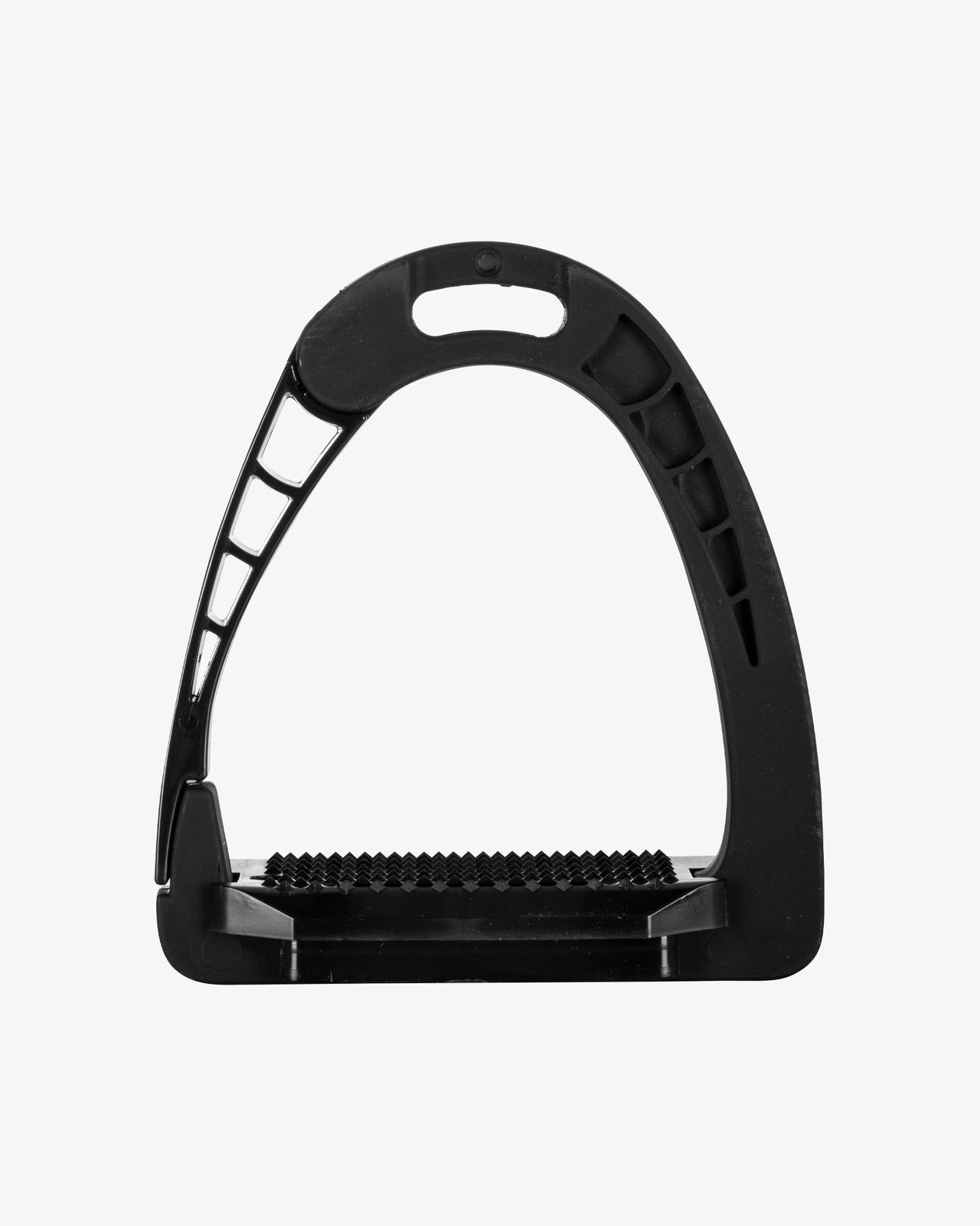 Junior stirrups side opening and wide tread
