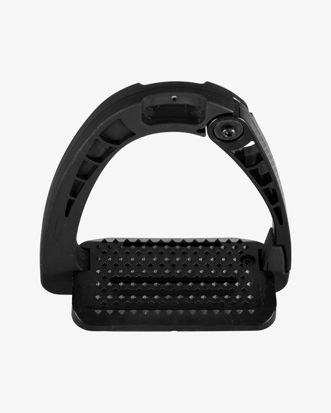Junior stirrups side opening and wide tread