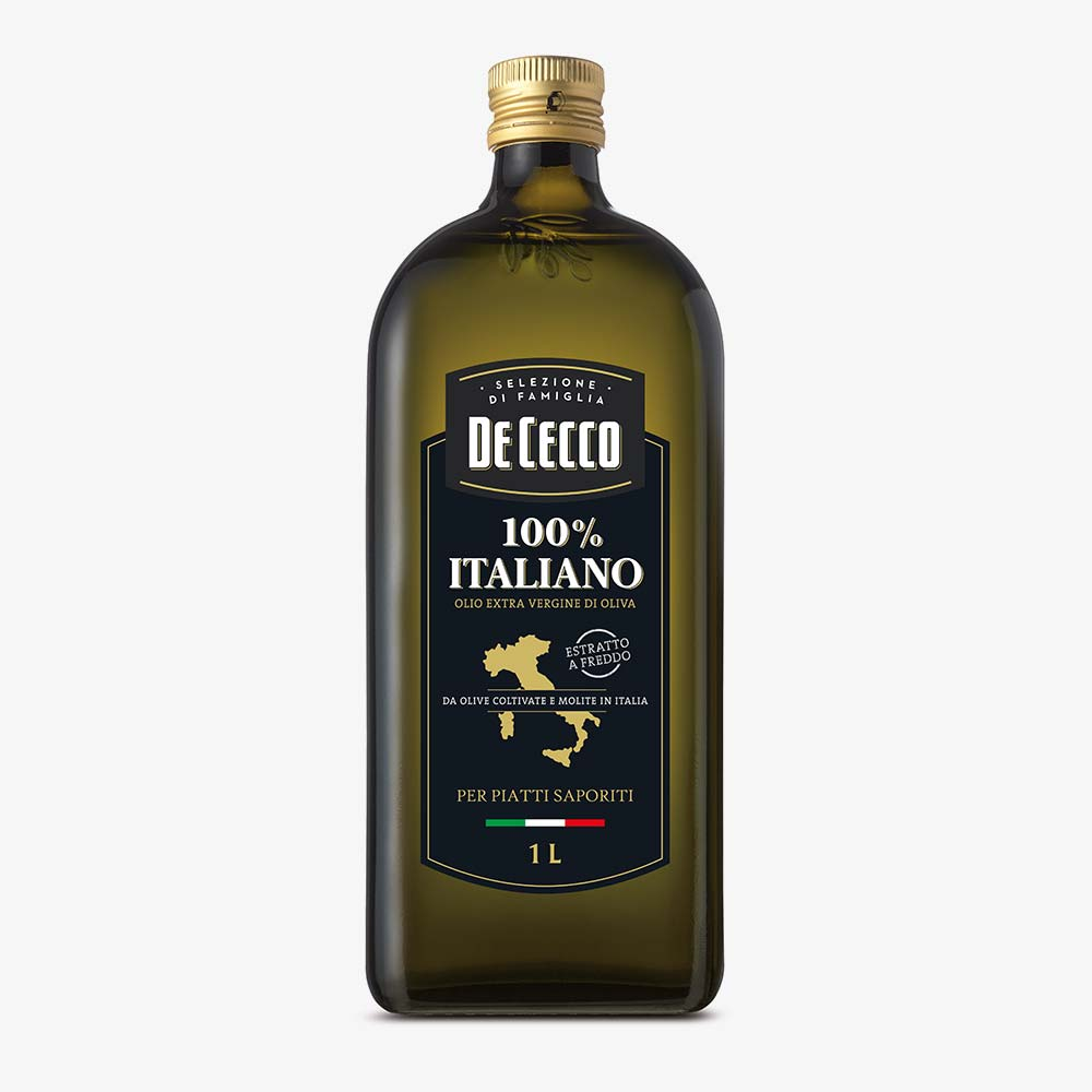 100% Italiano - Olio extra vergine di Oliva - 1 lt