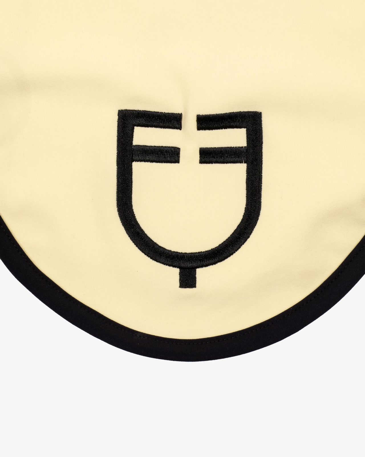 Black line edition fly veil in stretch material