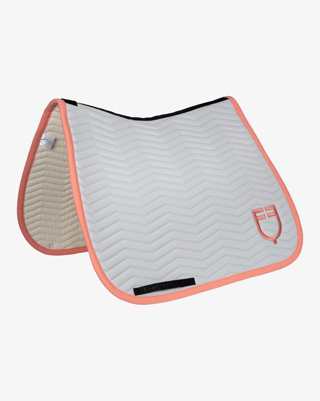 Wave Quilting dressage saddle pad in technical fabric