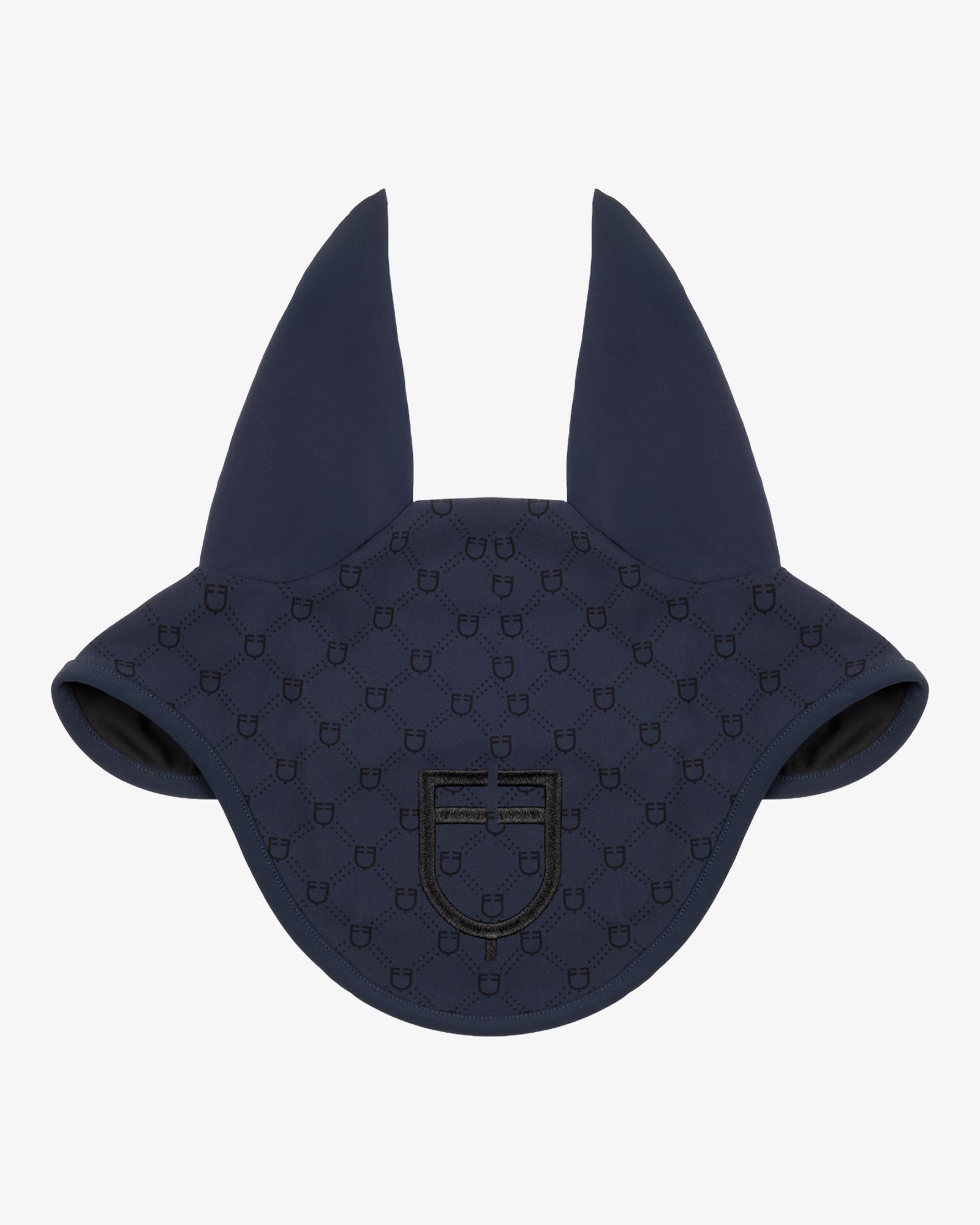 Fly veil with monogram print