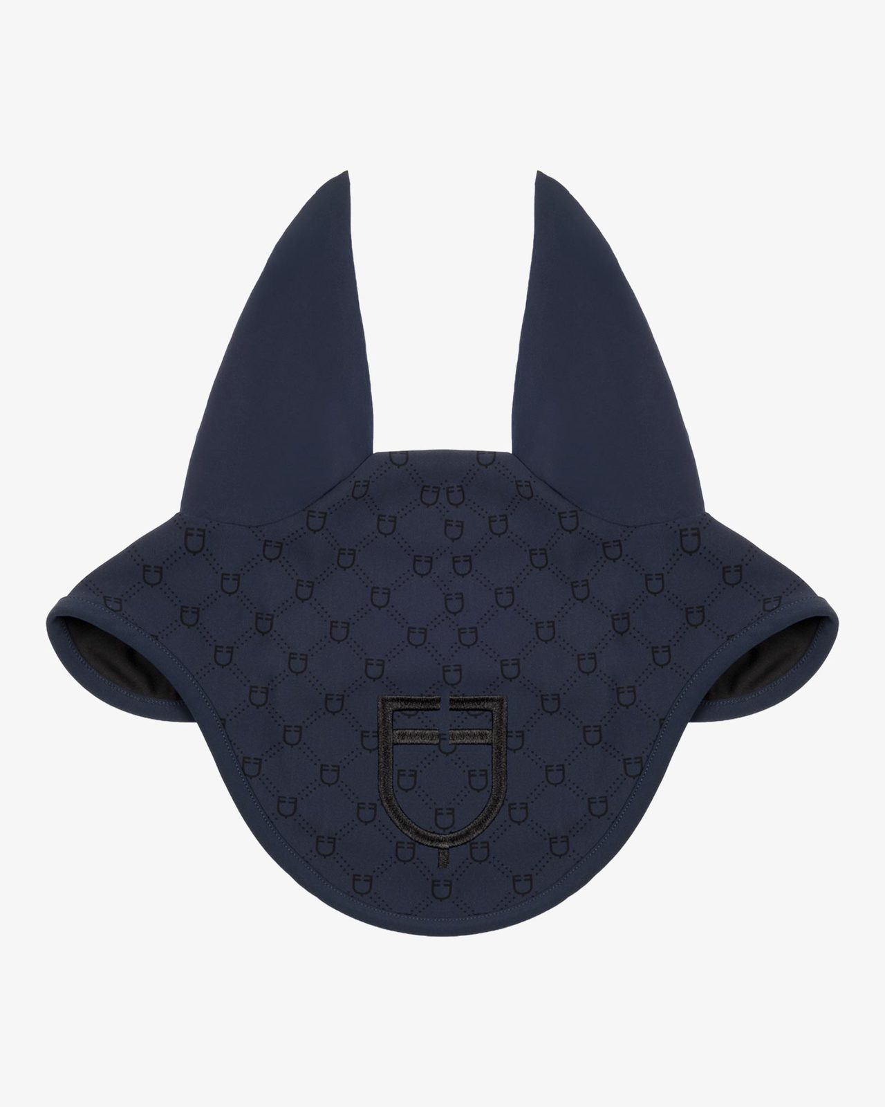 Fly veil with monogram print