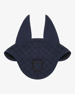 Fly veil with monogram print