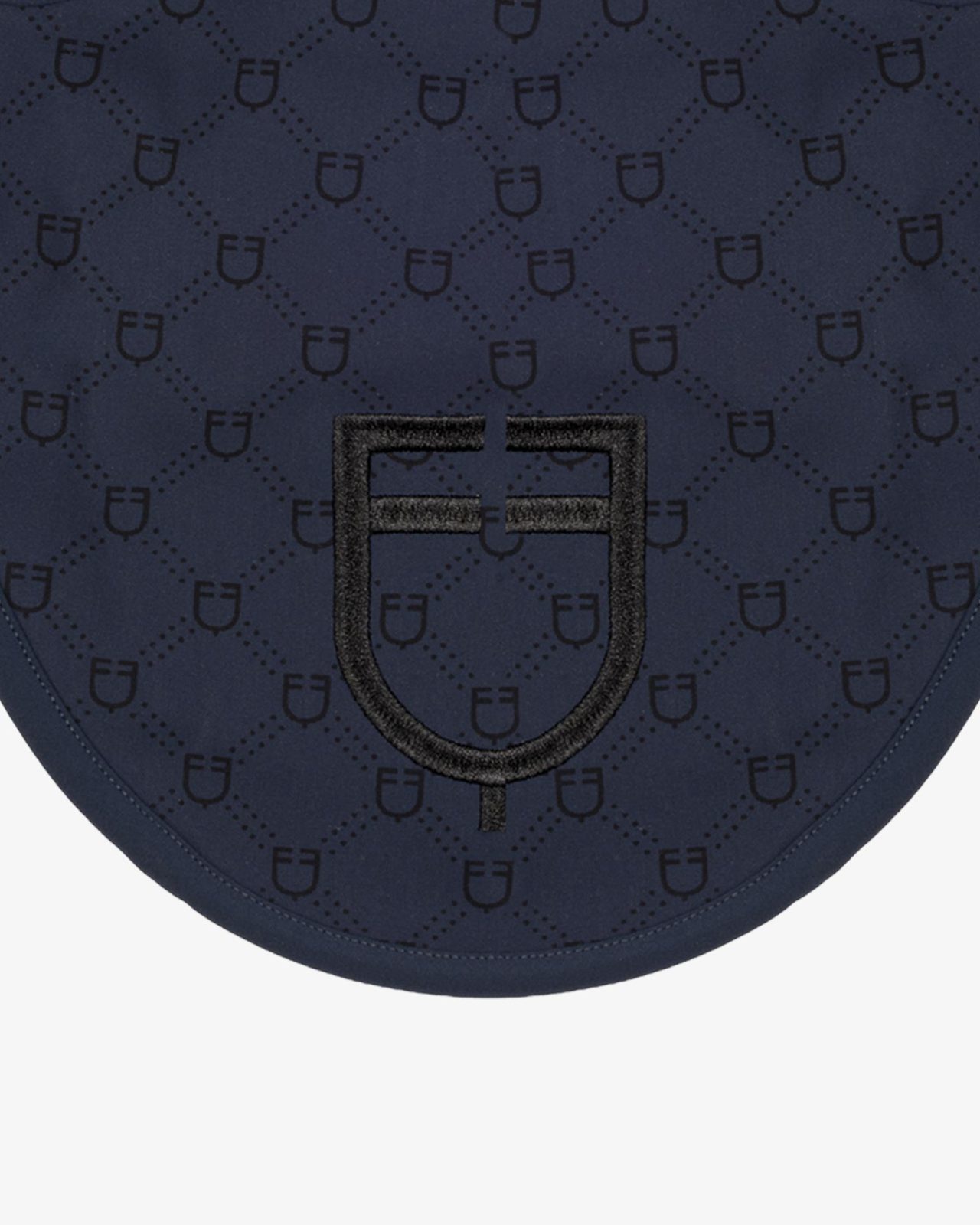 Fly veil with monogram print