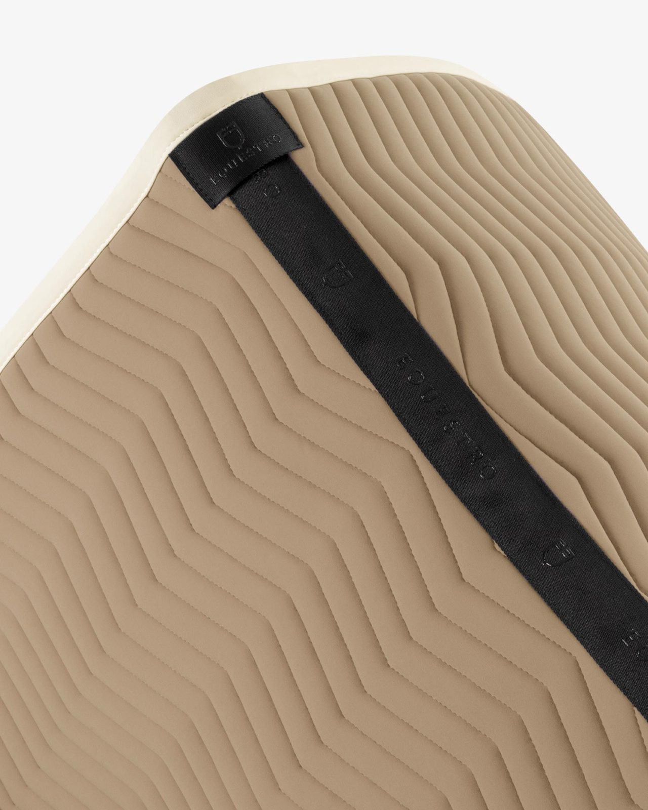 Wave Quilting dressage saddle pad in technical fabric