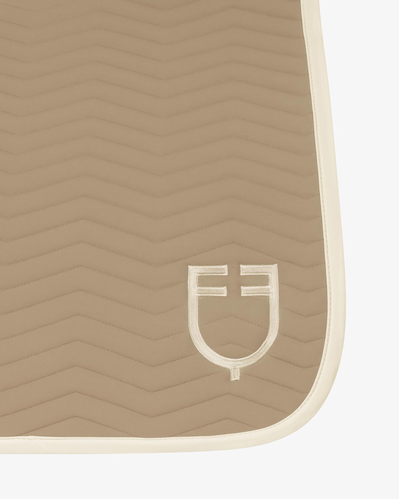 Wave Quilting dressage saddle pad in technical fabric