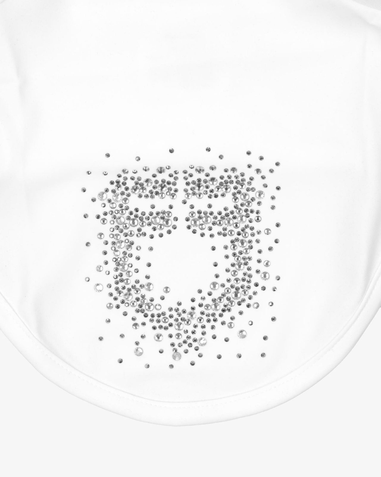 Fly veil in technical fabric with rhinestone logo