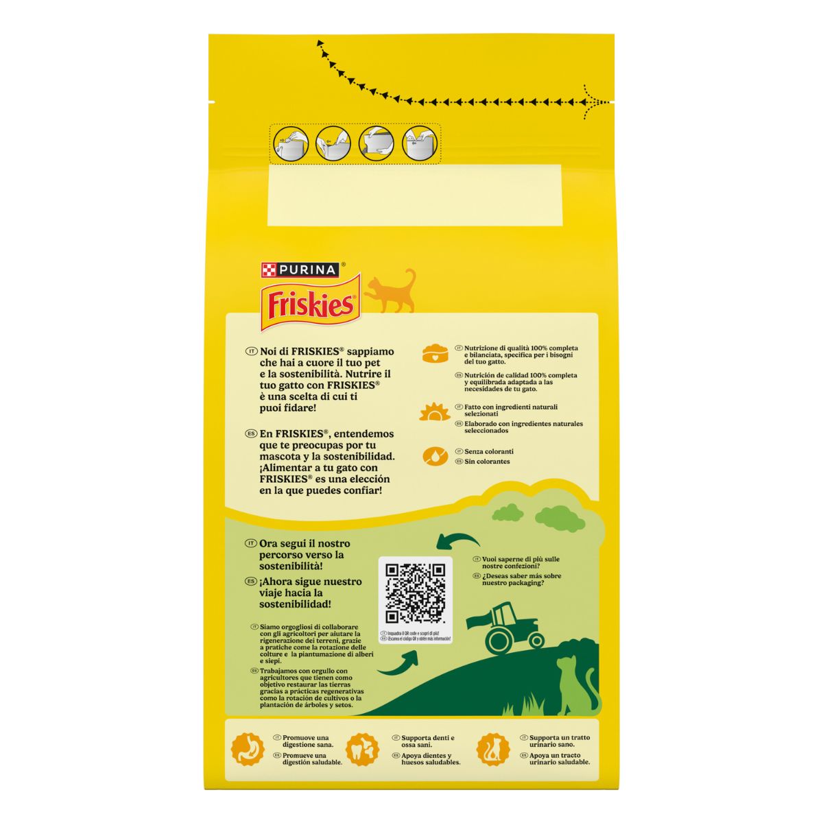 PURINA FRISKIES® Adult con Pesce dell'Oceano e con Verdure 