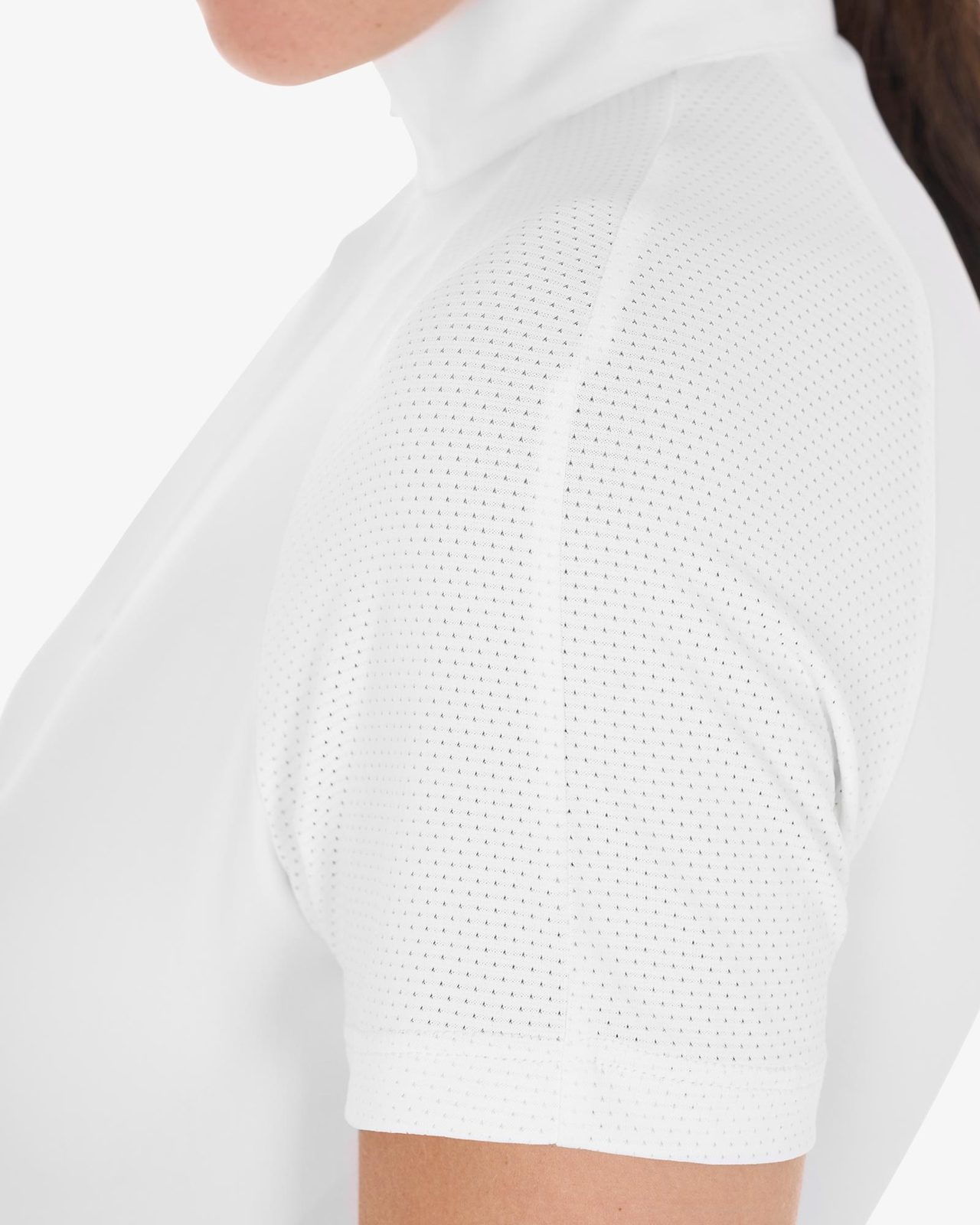 Polo donna da concorso slim fit elasticizzata
