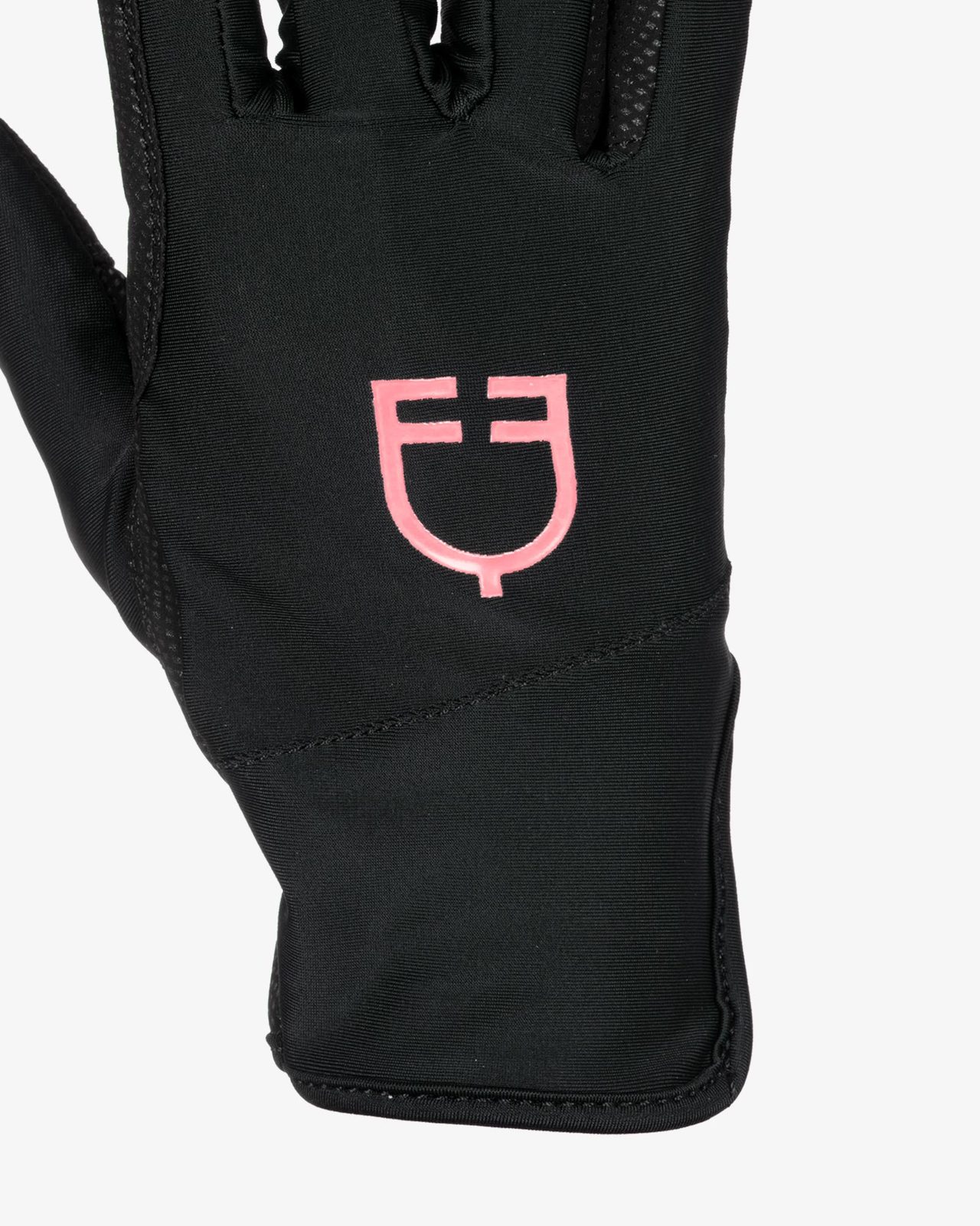 Guanti donna in speciale tessuto in elastan con logo