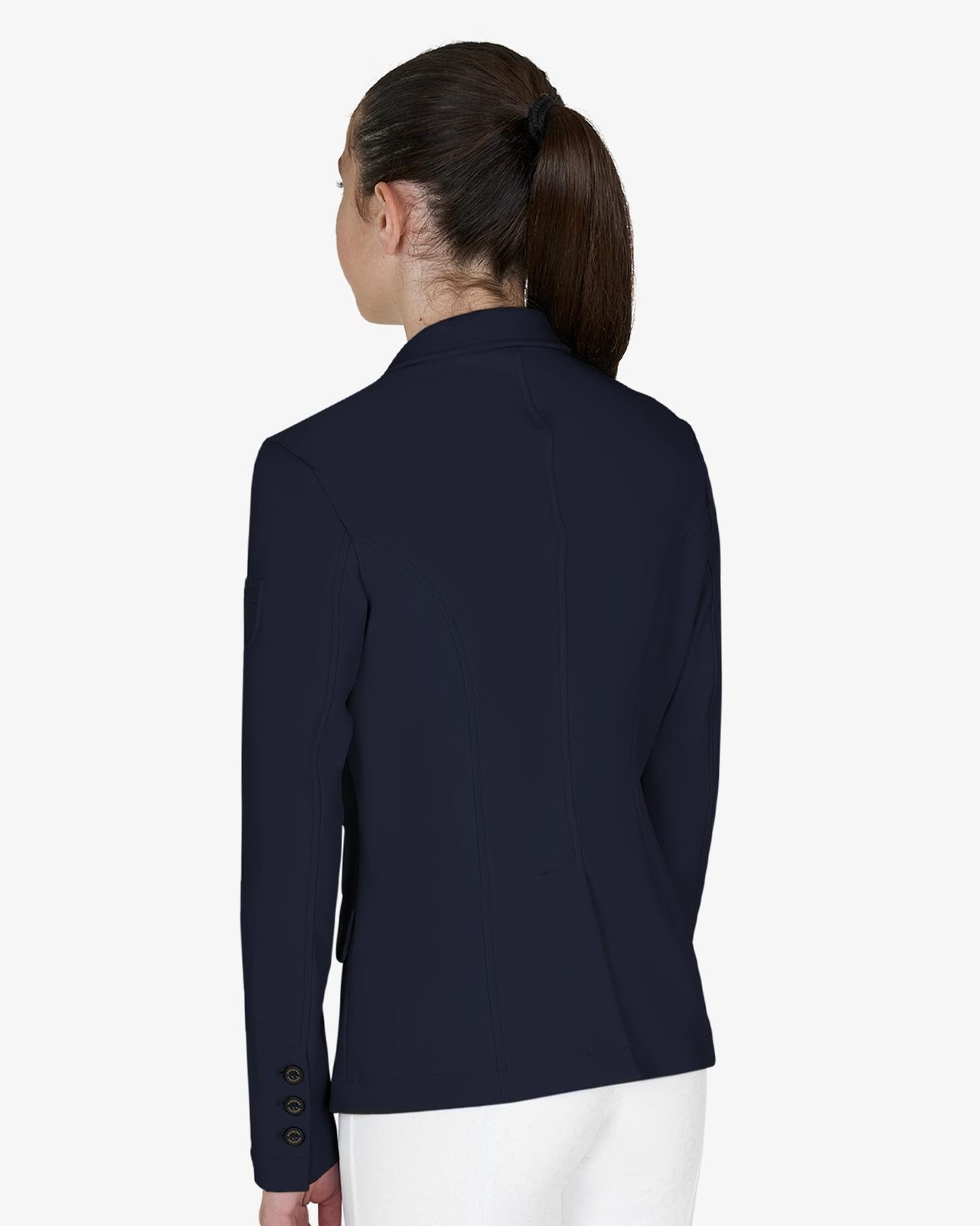 Kids' slim fit three button competition jacket