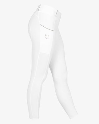 Girls' slim fit grip leggings with logo